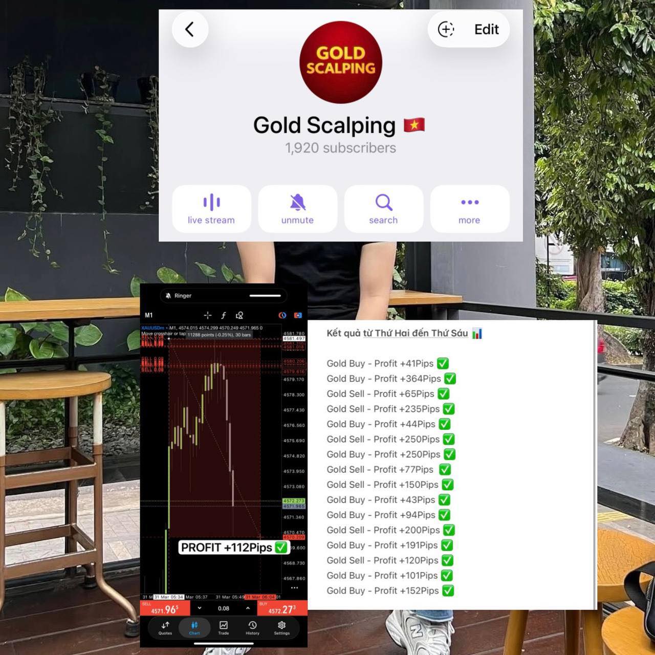 Gold Scalping  Facebook ad