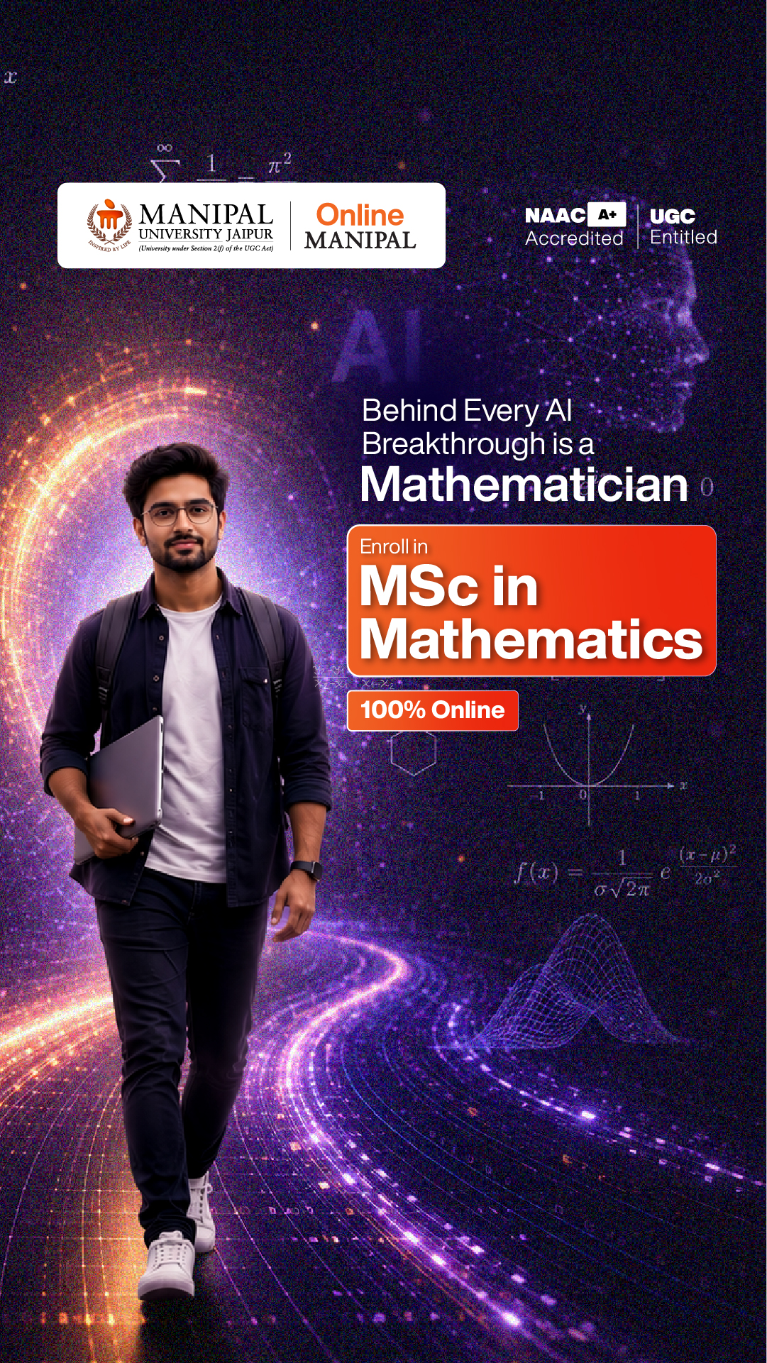 Manipal University Jaipur Online Facebook ad