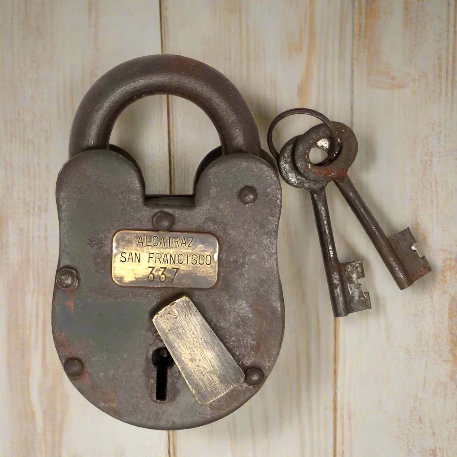 Matt Hauge Facebook ad: Alcatraz Prison San Francisco Cast Iron Working Lock &…