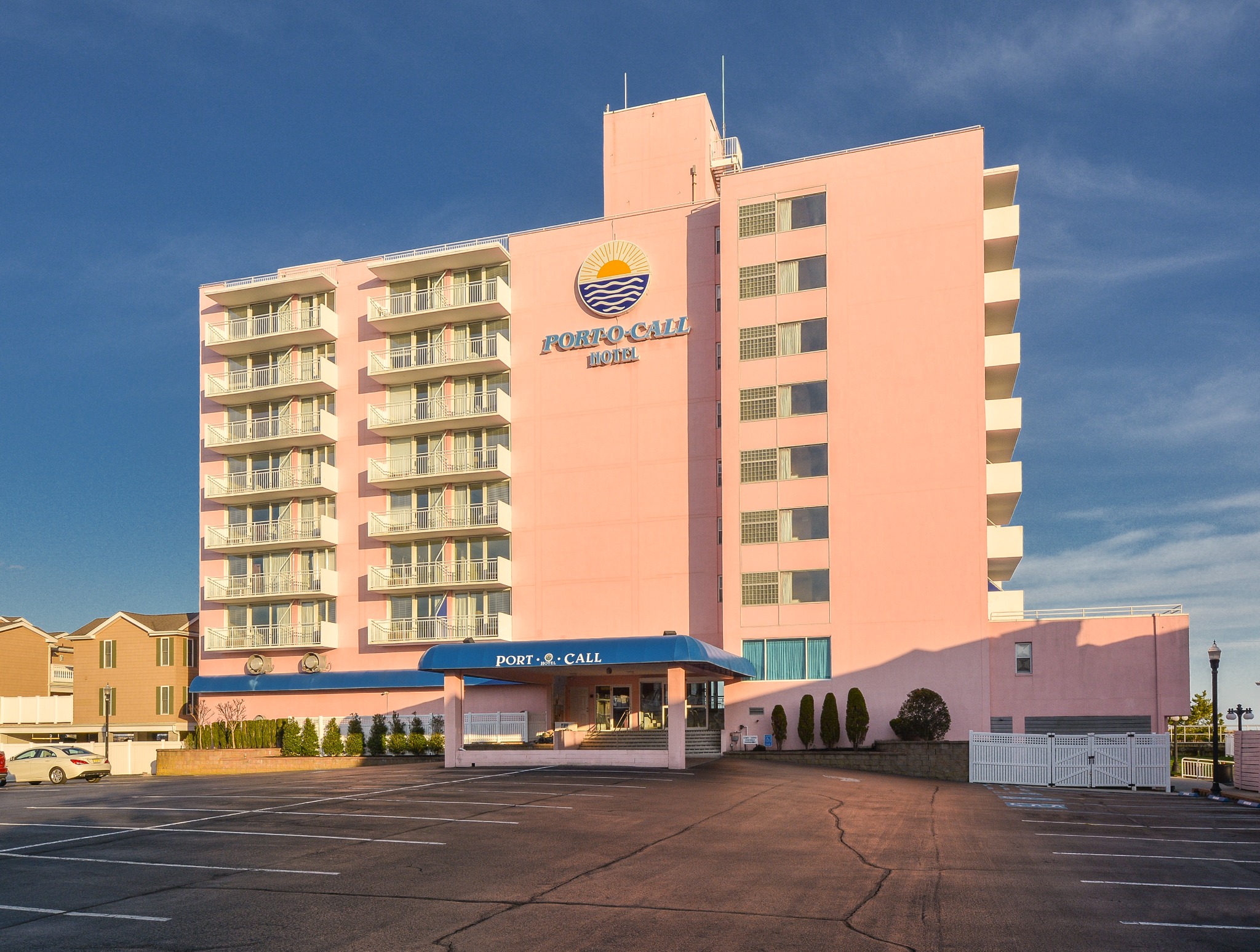 Port O Call Hotel Facebook ad from Apr 23, 2026