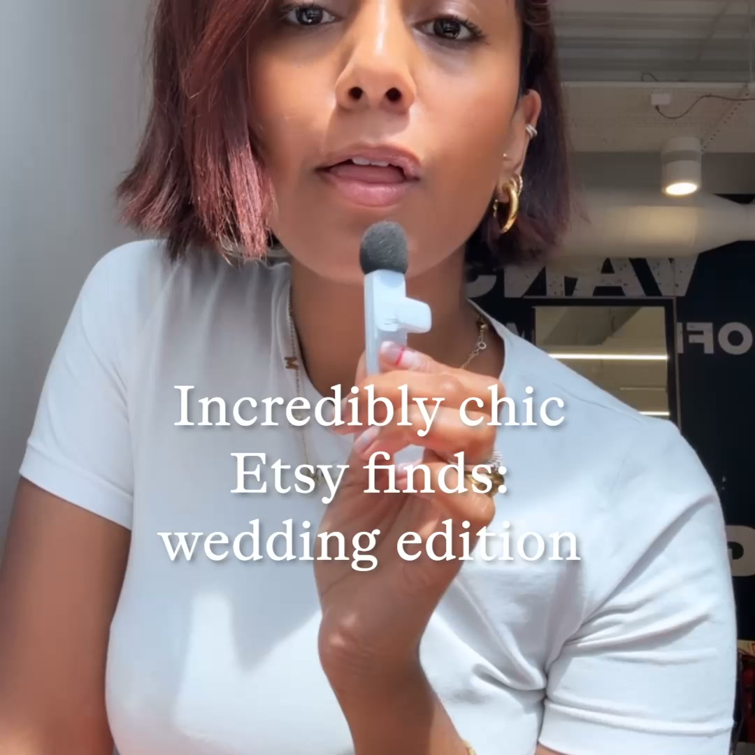 Etsy Facebook ad: Personalized wedding details made just for you?