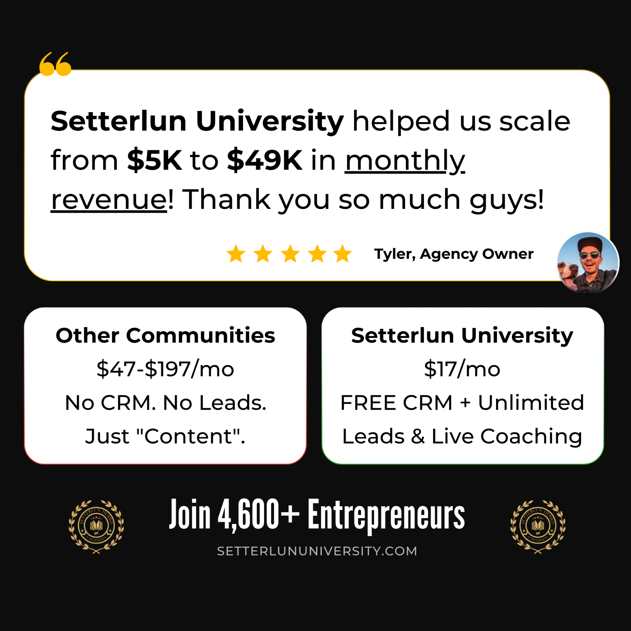 Jake Setterlun Facebook ad