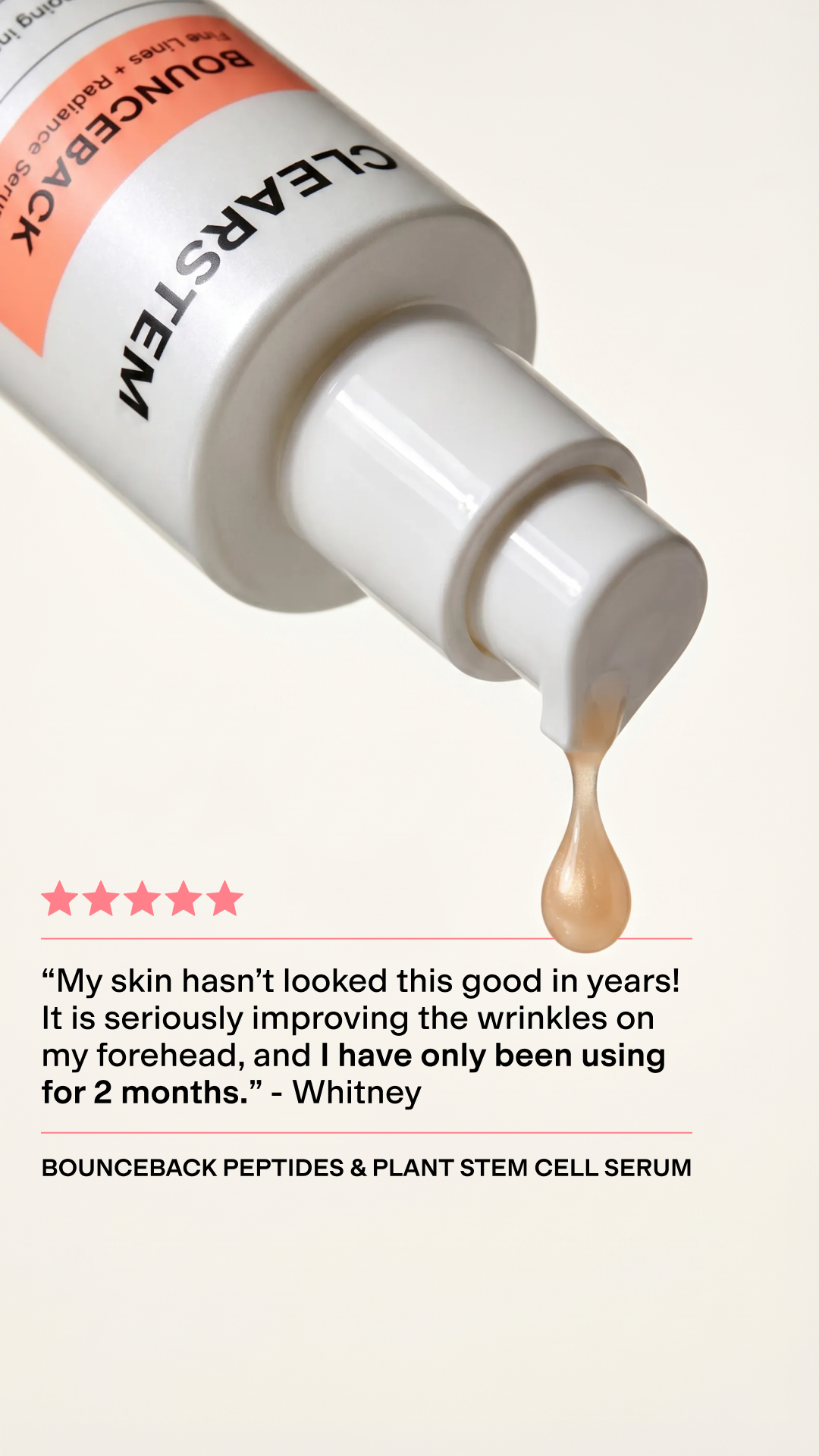 CLEARSTEM Skincare Facebook ad