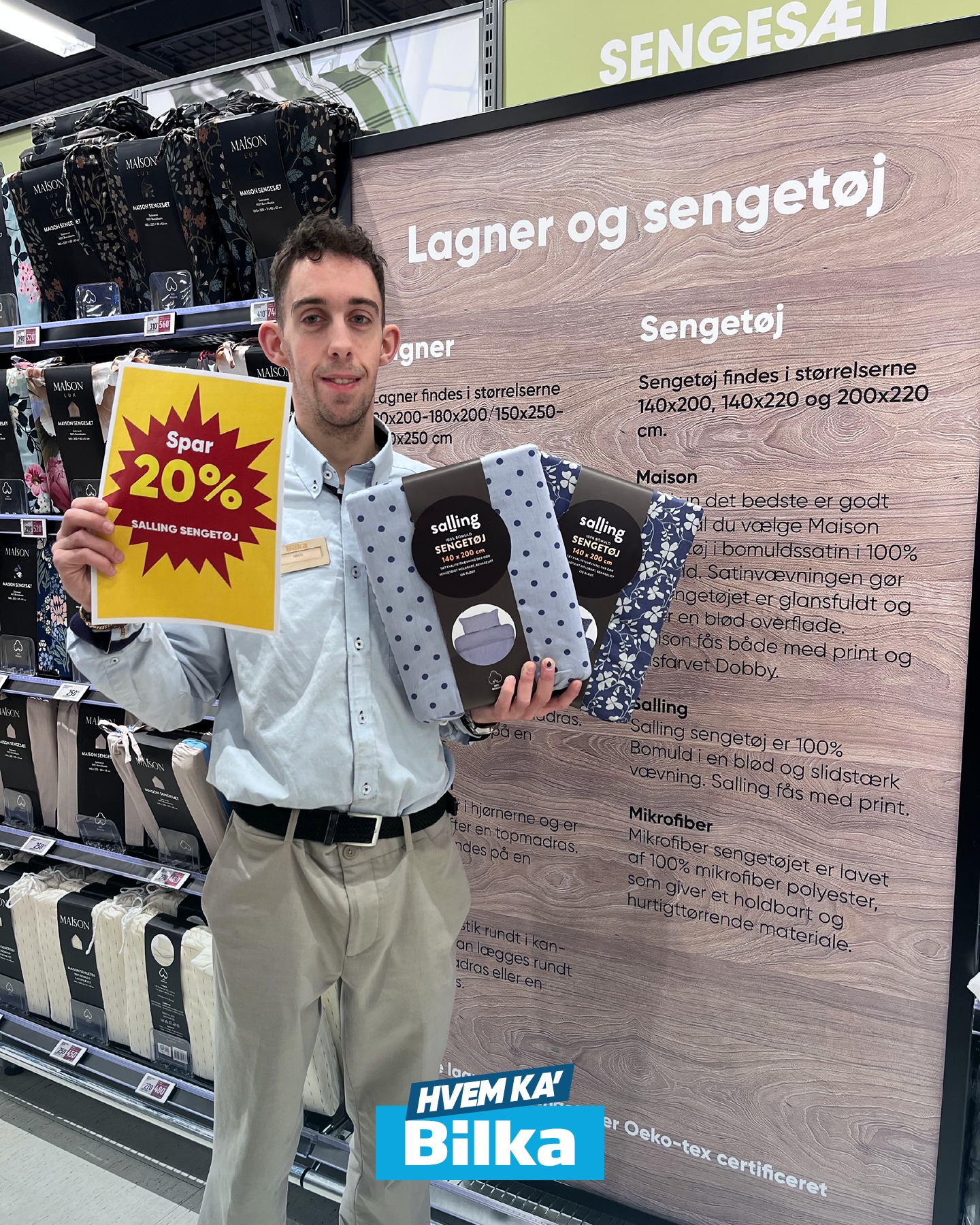 Bilka Facebook ad: Se mere i avisen