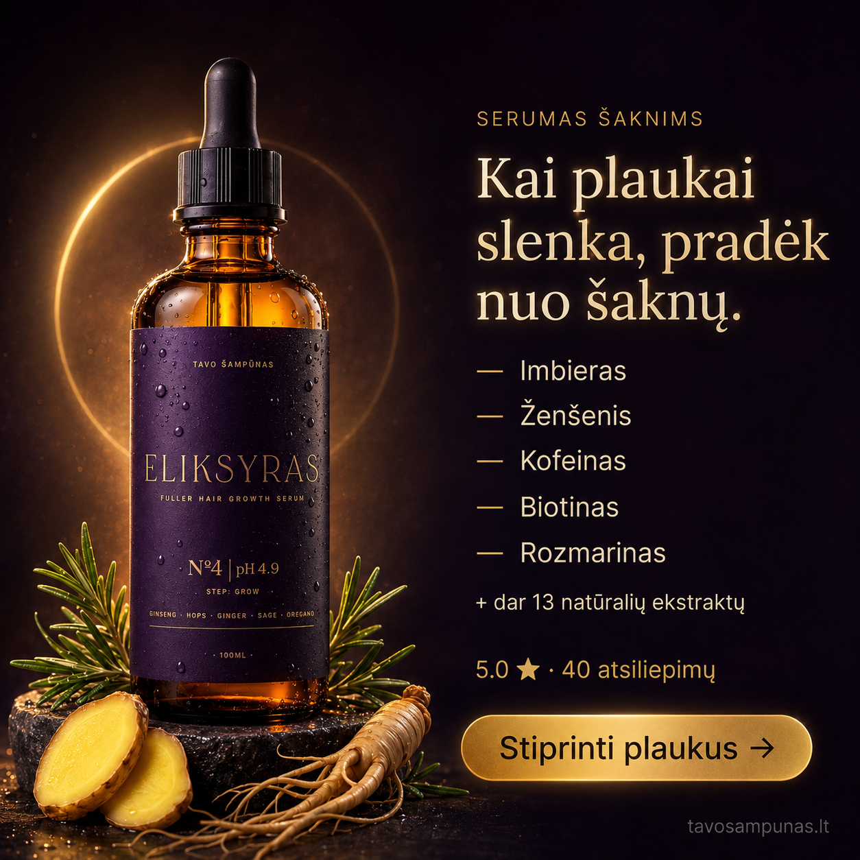 Tavo Šampūnas Facebook ad