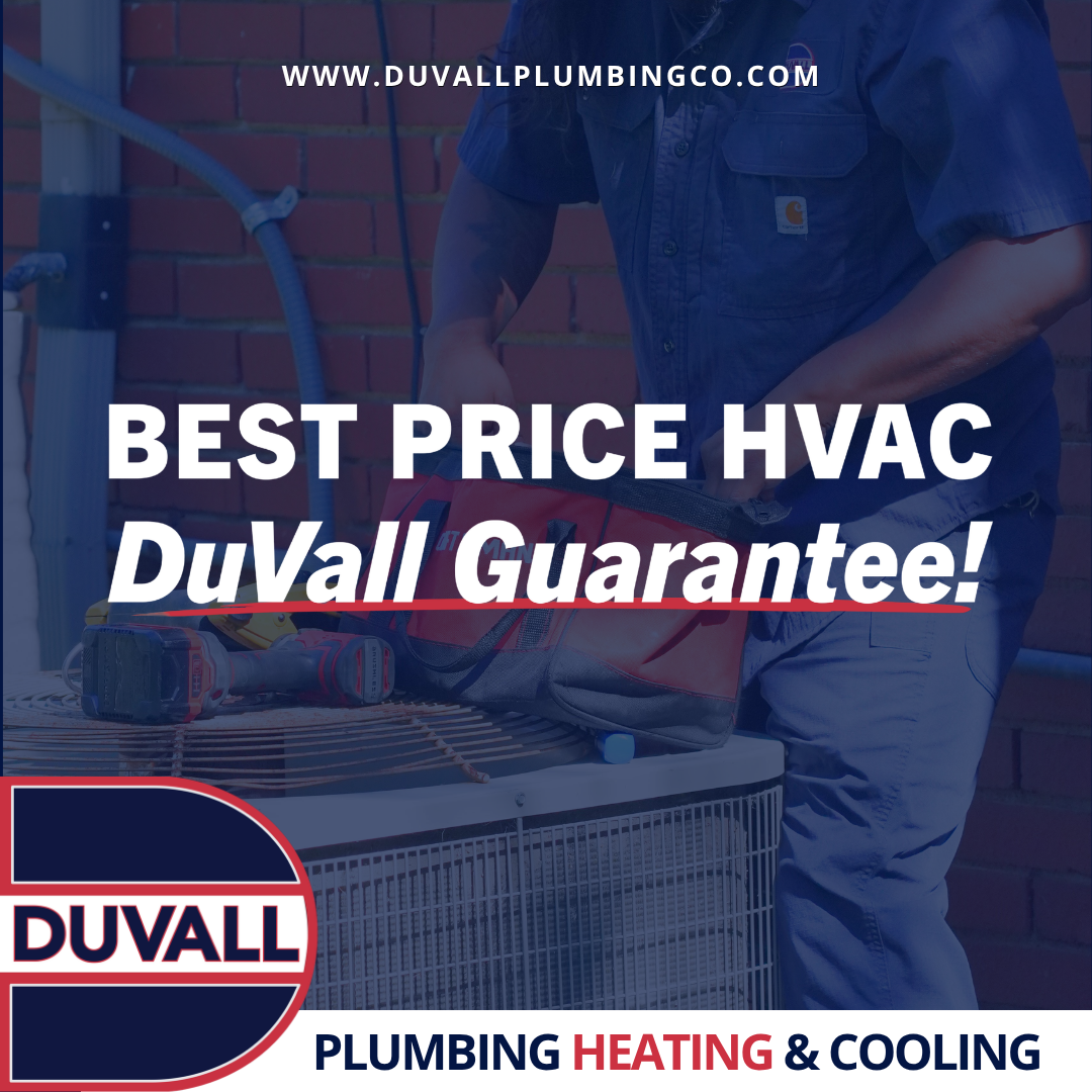 Duvall Plumbing Co Facebook ad: Stay cool with Duvall!
