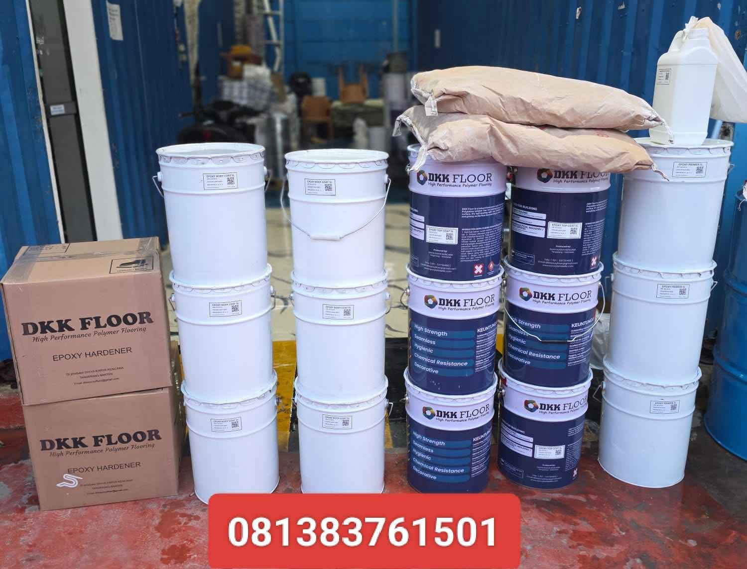Rafa Musoppa Facebook ad: Menjual cat epoxy lantai, primer, body coat,top Coat sL &…