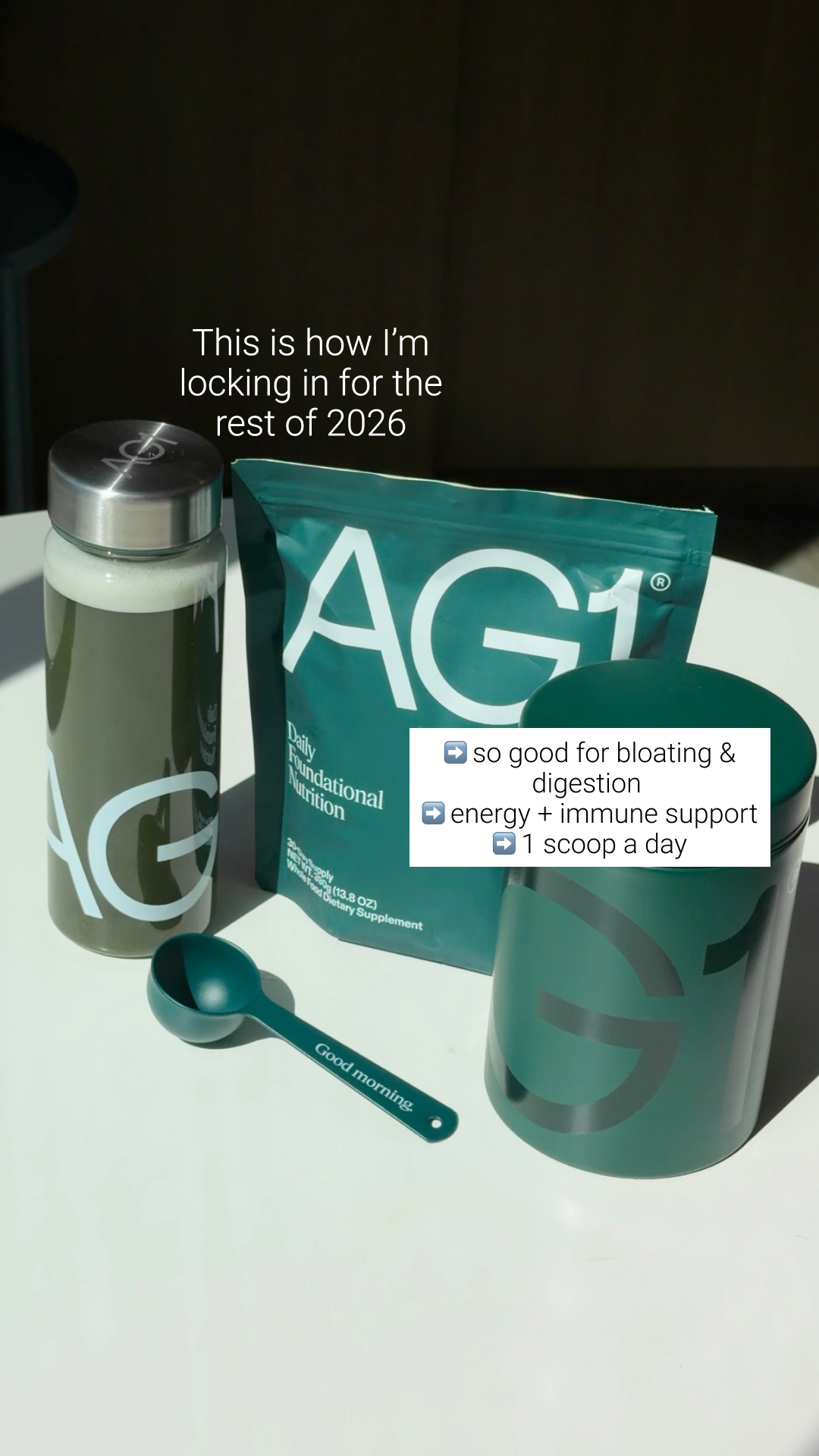 AG1 by Athletic Greens Facebook ad: Welcome to the Next Gen of Wellness