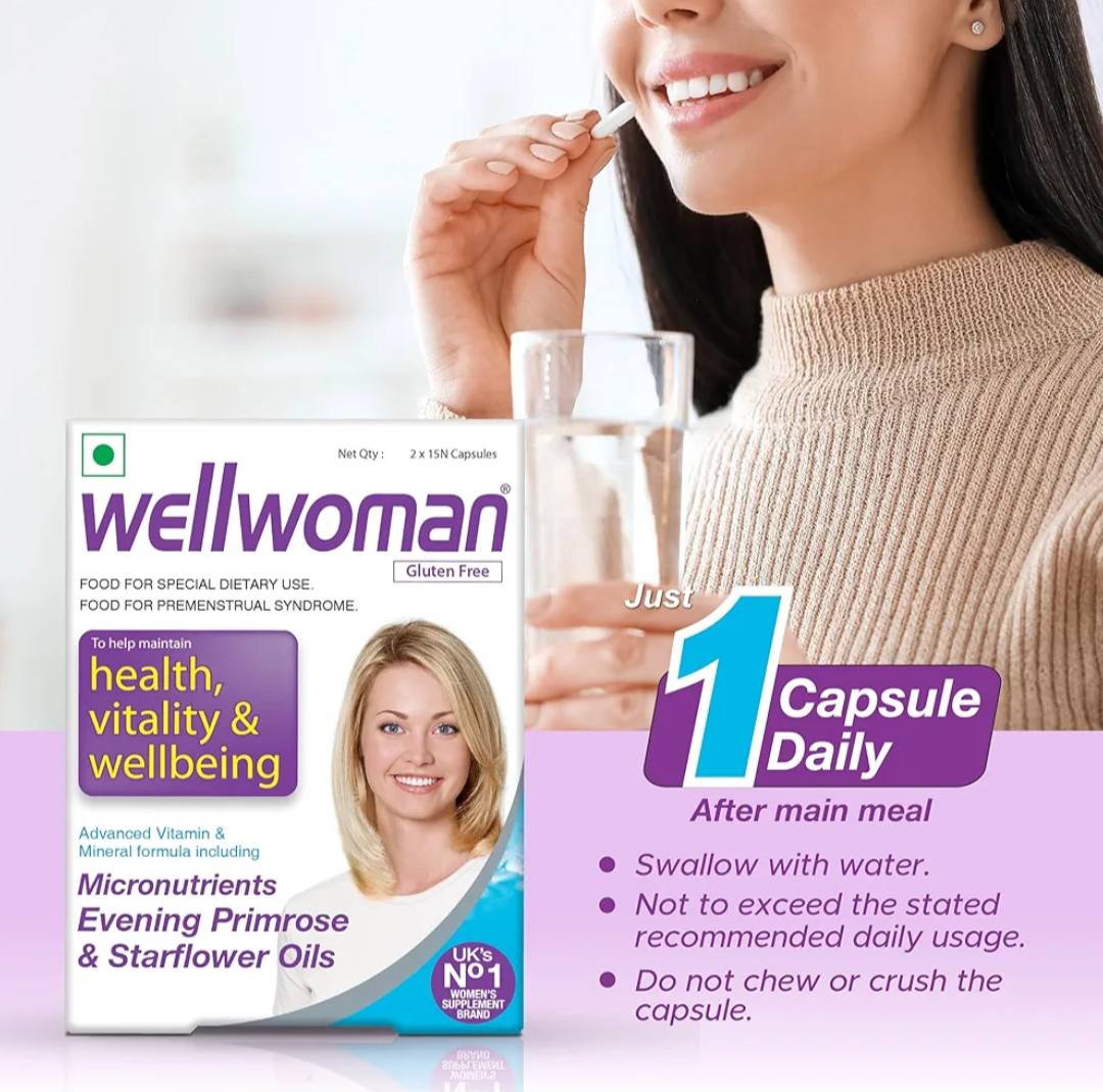 Good Life health care Facebook ad: Wellwoman original vitamins for health and beauty, Wellman…