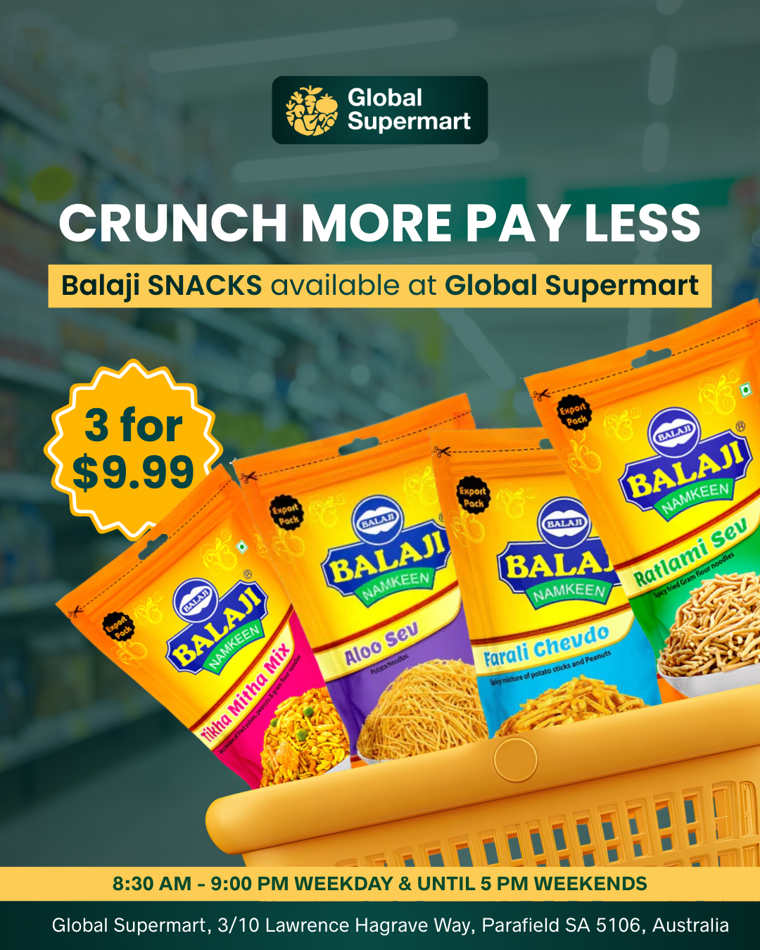 Global Supermart Facebook ad