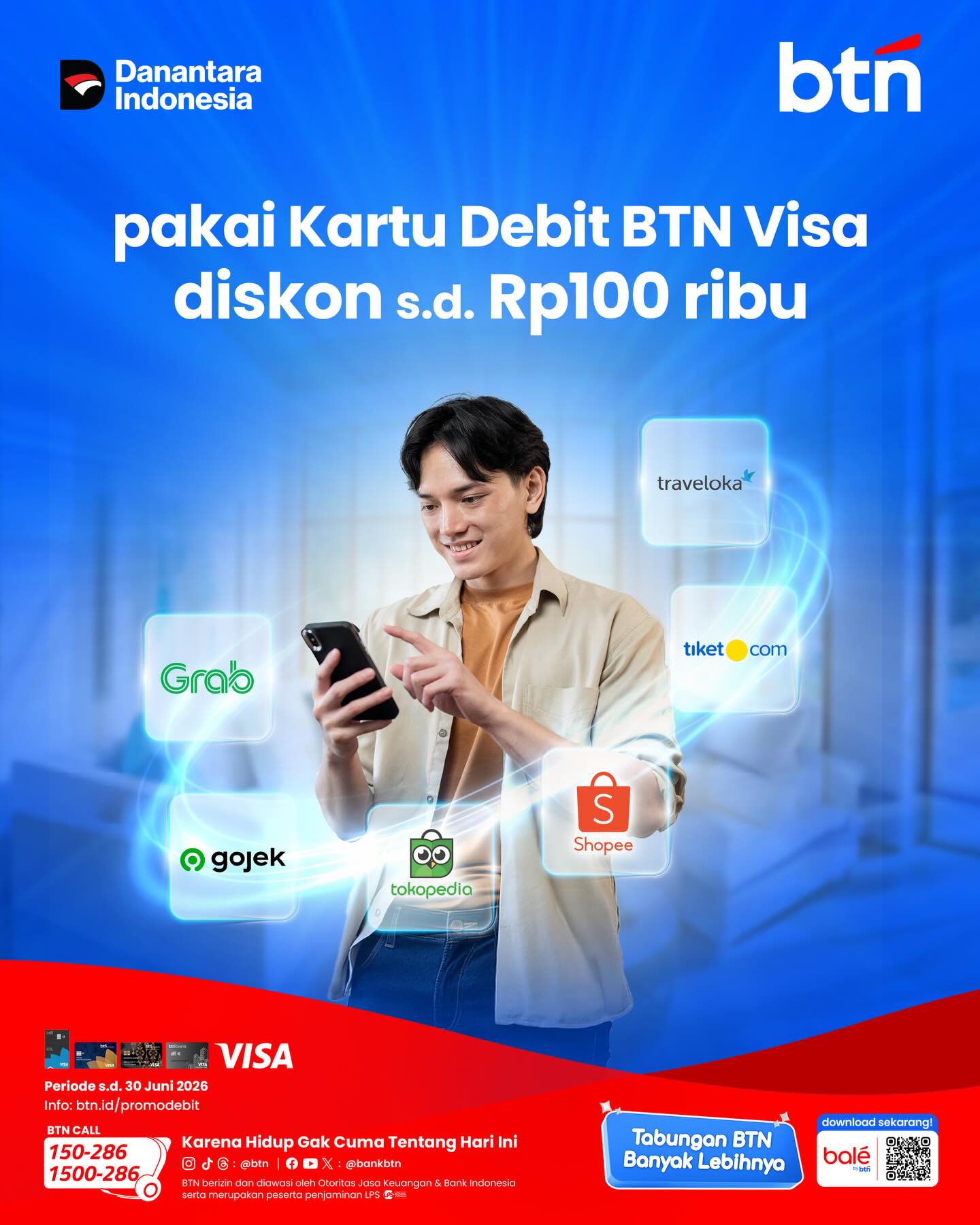 Bank BTN Facebook ad: Promo Spesial Akhir Tahun hingga Rp100 Ribu dengan Kartu…