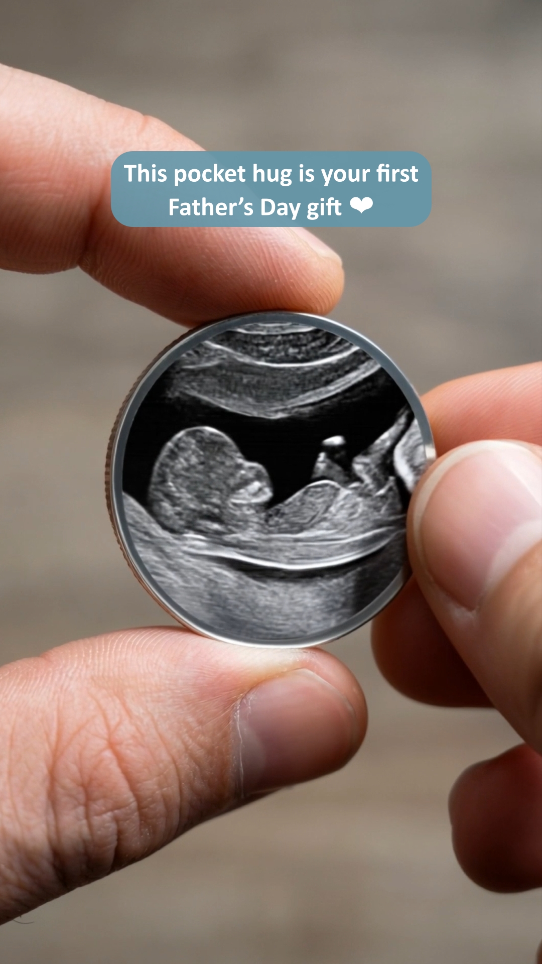 Pawfect House UK Facebook ad: Personalised Photo Pocket Hug Token