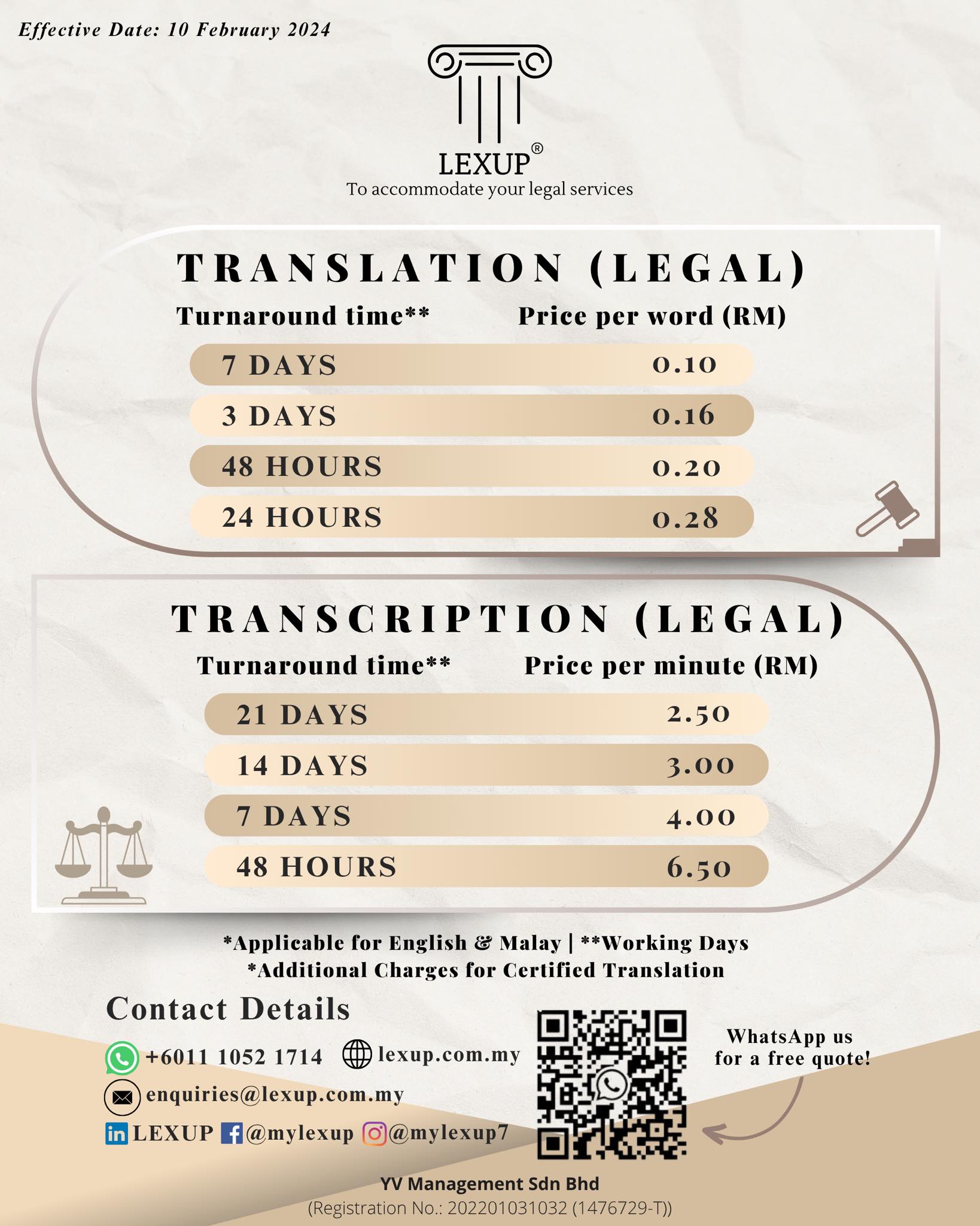 LEXUP Facebook ad: Attention Lawyers! Are you looking for reliable…