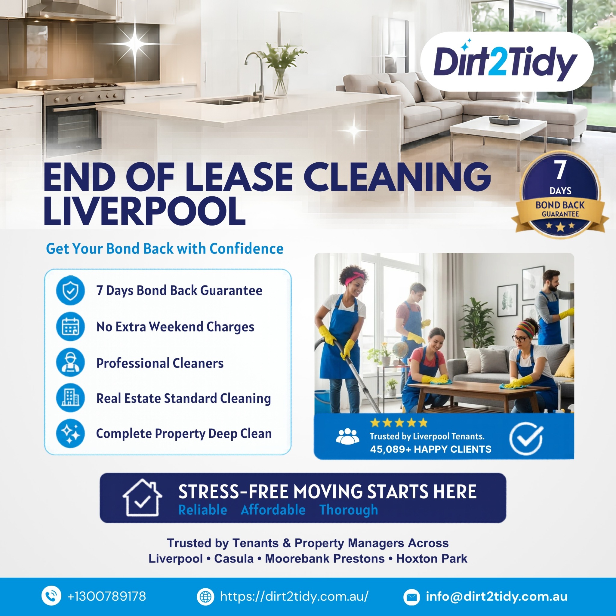 Dirt2tidy Sydney Facebook ad