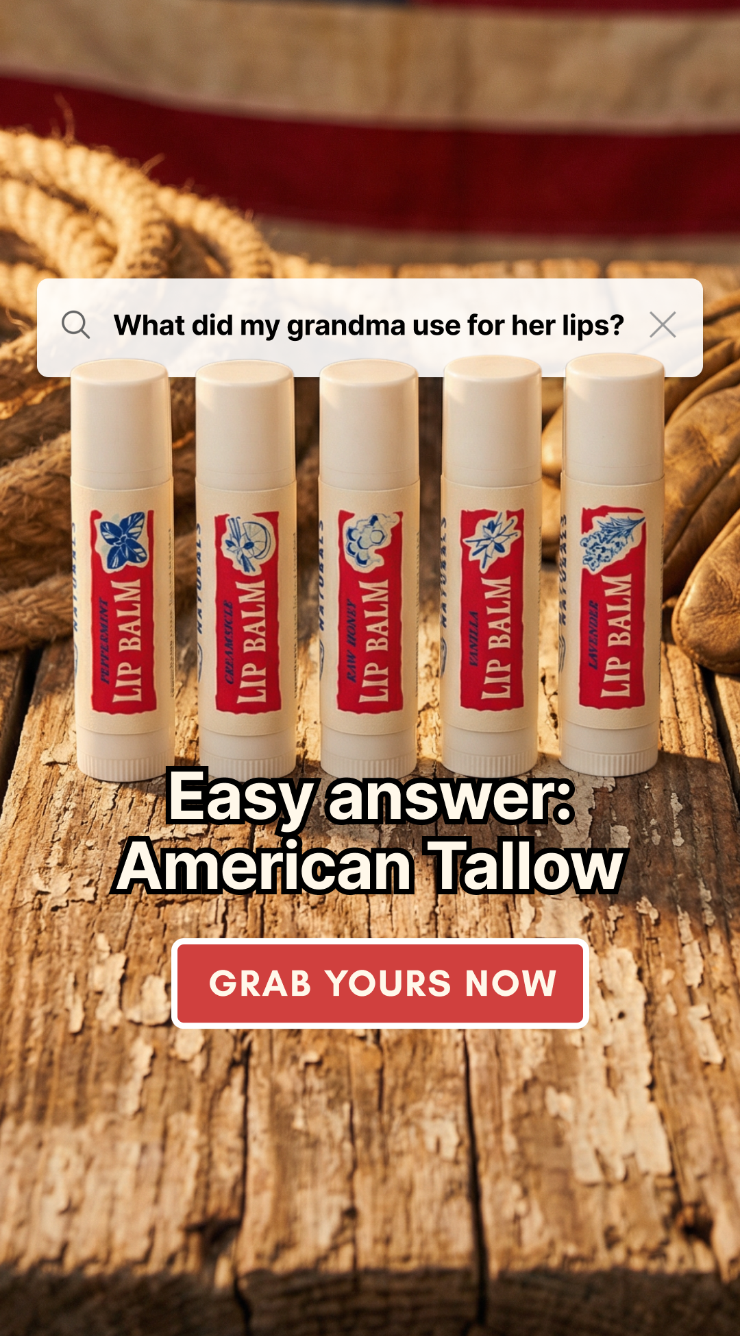 Papabear Naturals Facebook ad
