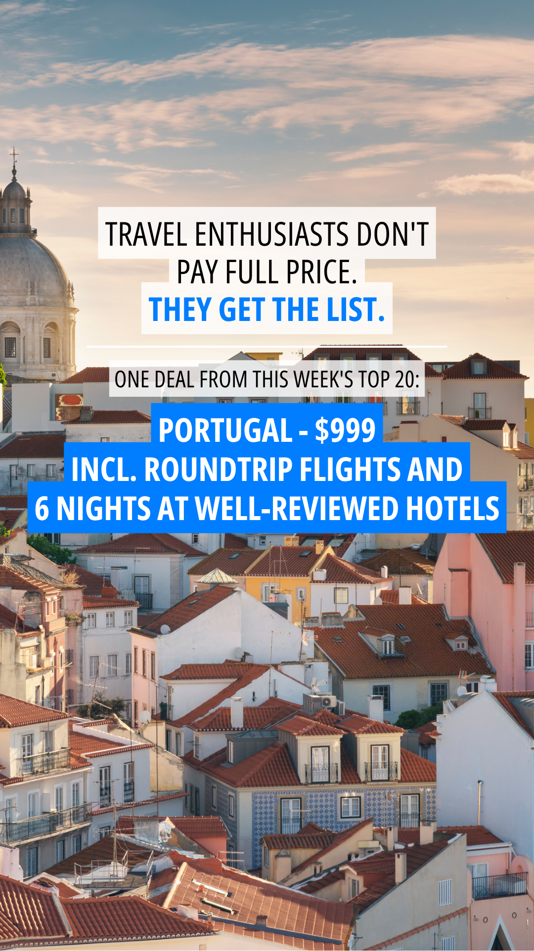 Travelzoo Facebook ad