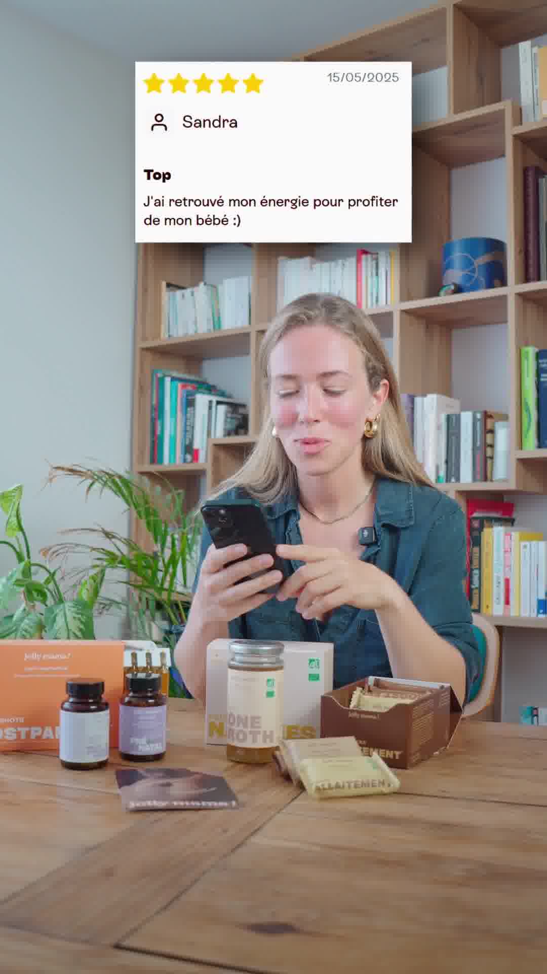 Jolly Mama Facebook ad: Fatigue post-partum?