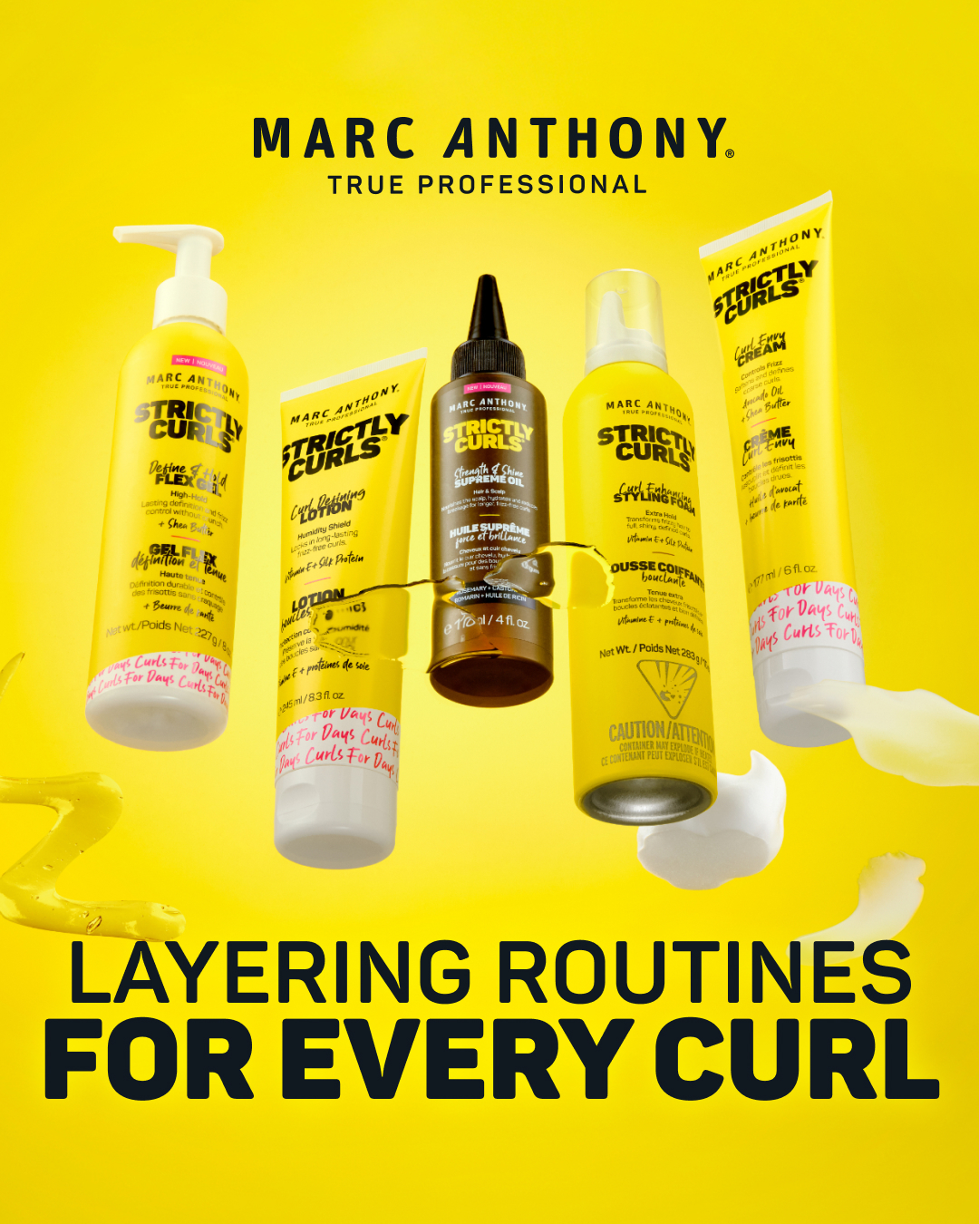 Marc Anthony Hair Care Facebook ad from Feb 13, 2026