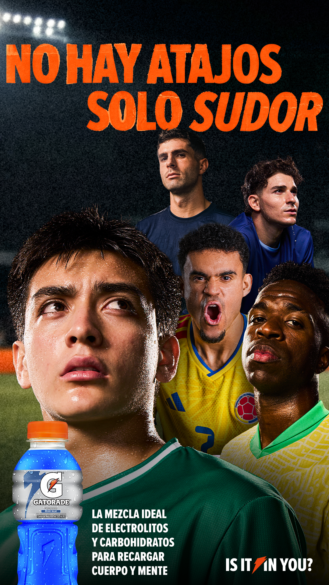 Gatorade Nicaragua Facebook ad: Todos quieren el resultado.