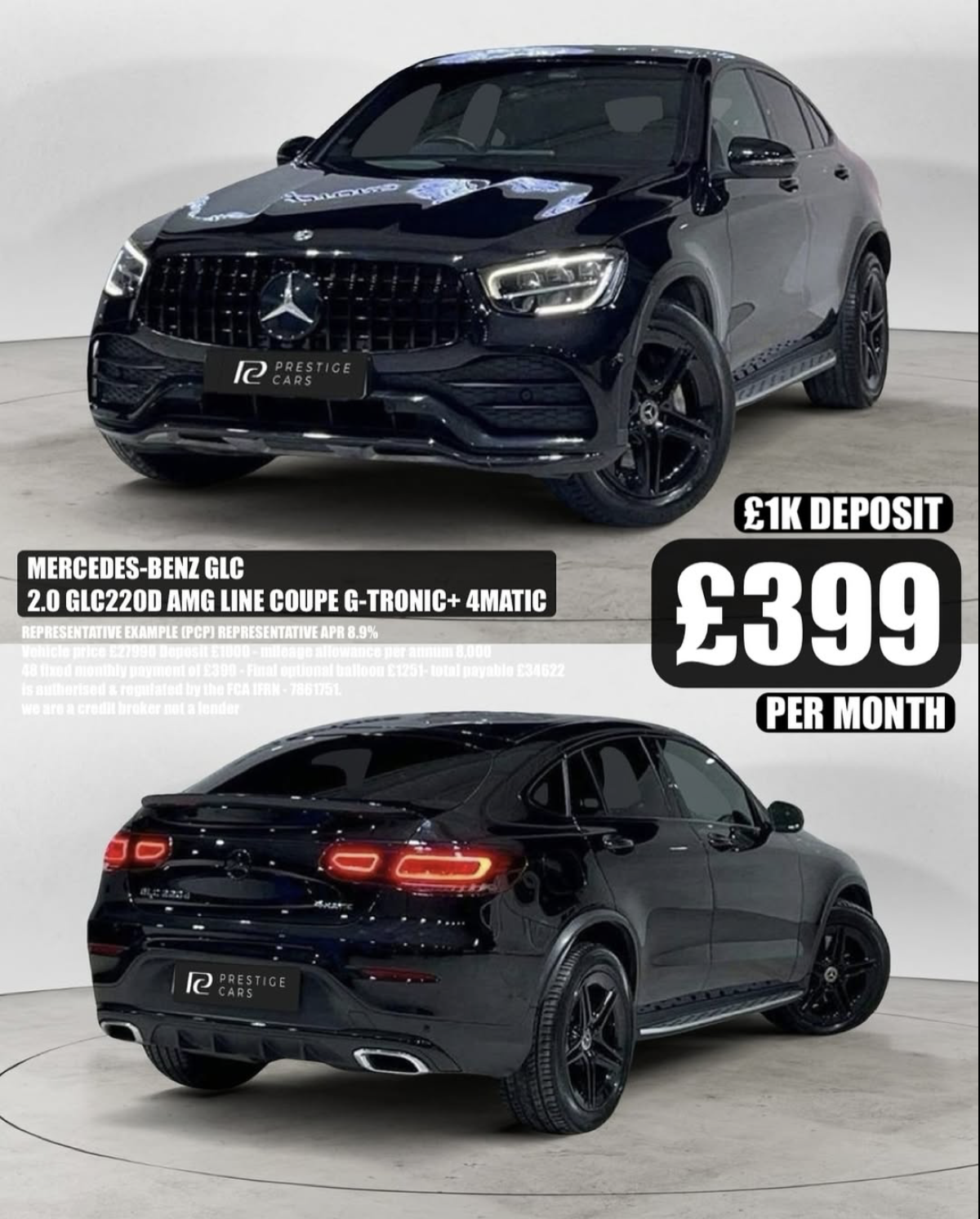 Prestige Cars Facebook ad