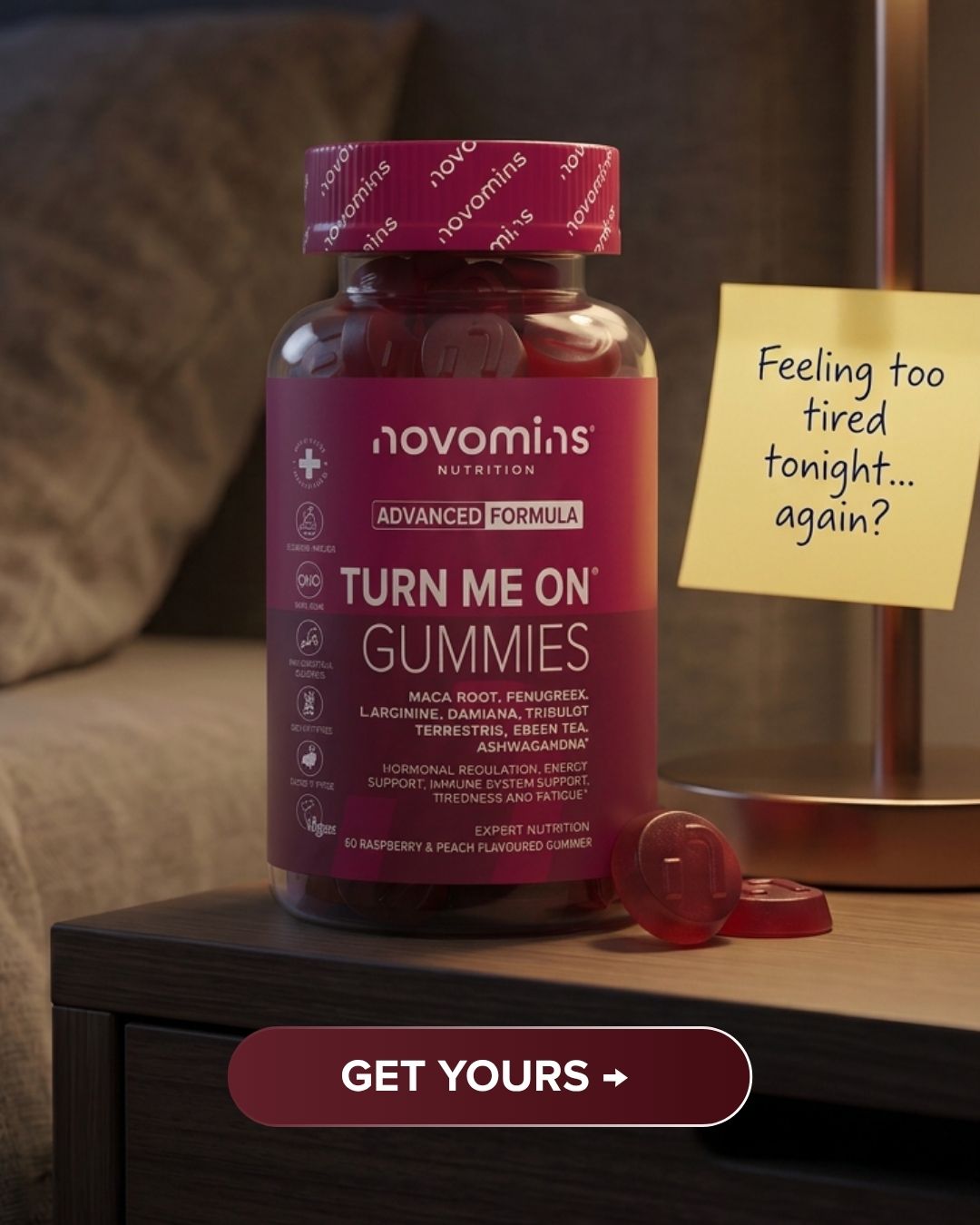 Novomins Nutrition Facebook ad