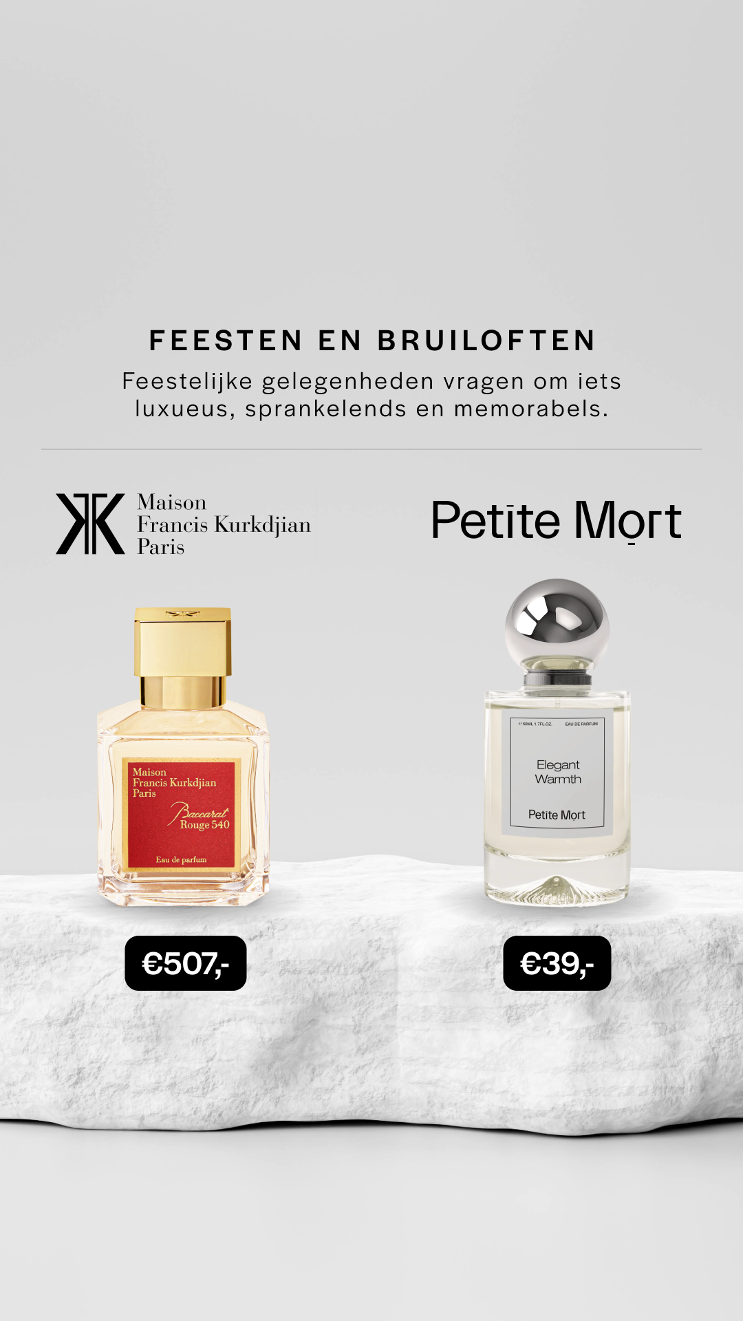 Petite Mort Facebook ad