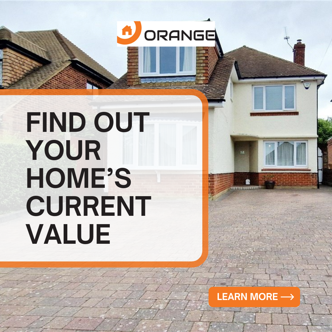 Orange Estate Agents Facebook ad: Online Property Valuation
