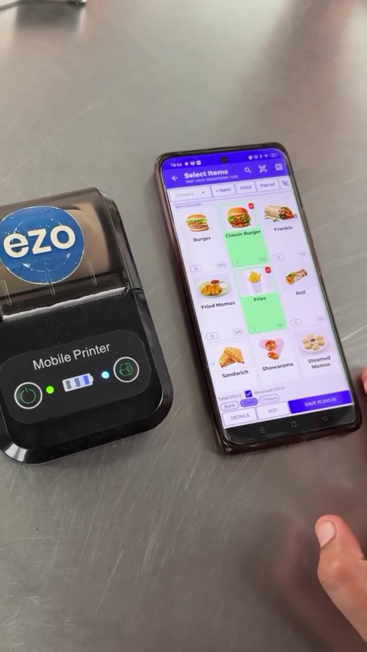 EZOBooks Facebook ad: India's Best Billing Machine - Sale Live