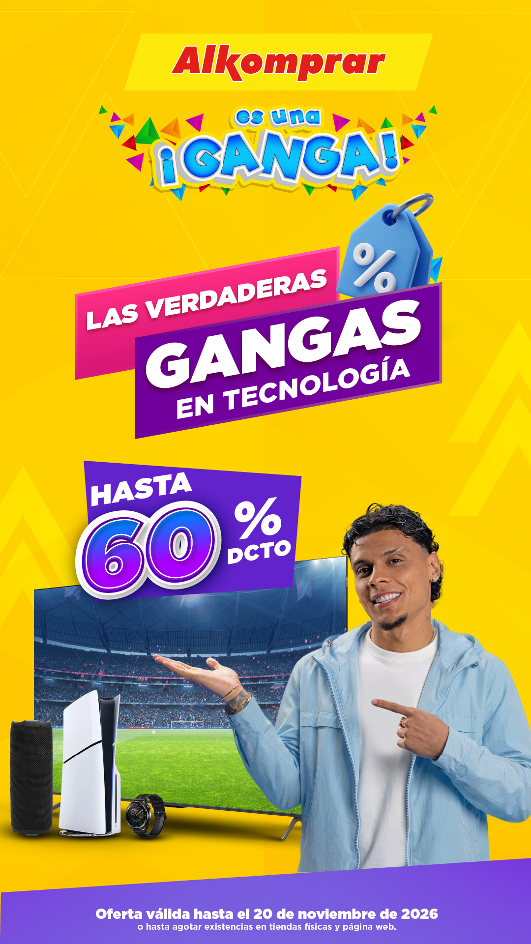 Alkomprar Facebook ad: Gangas y más gangas