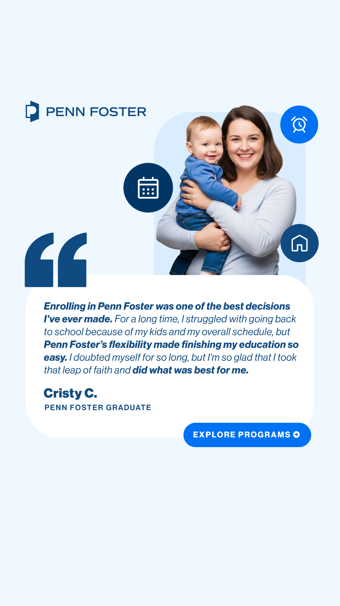 Penn Foster Facebook ad