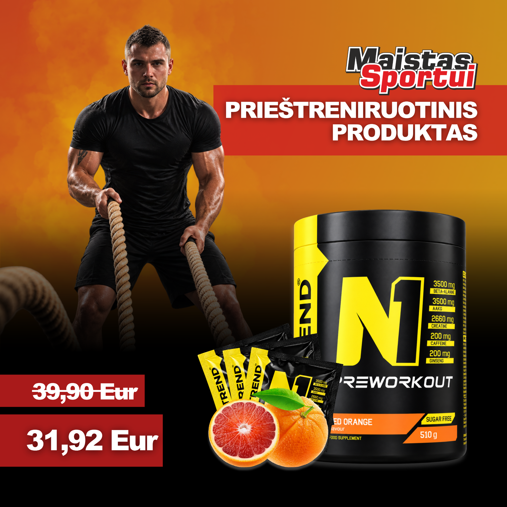 Maistas Sportui Facebook ad