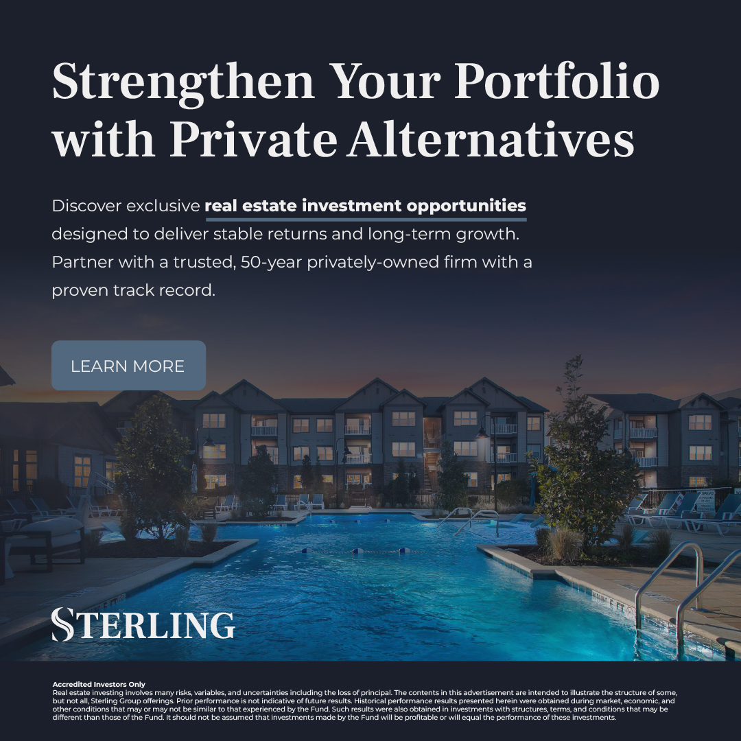 Sterling Group Facebook ad: Explore exclusive real estate investments built for…