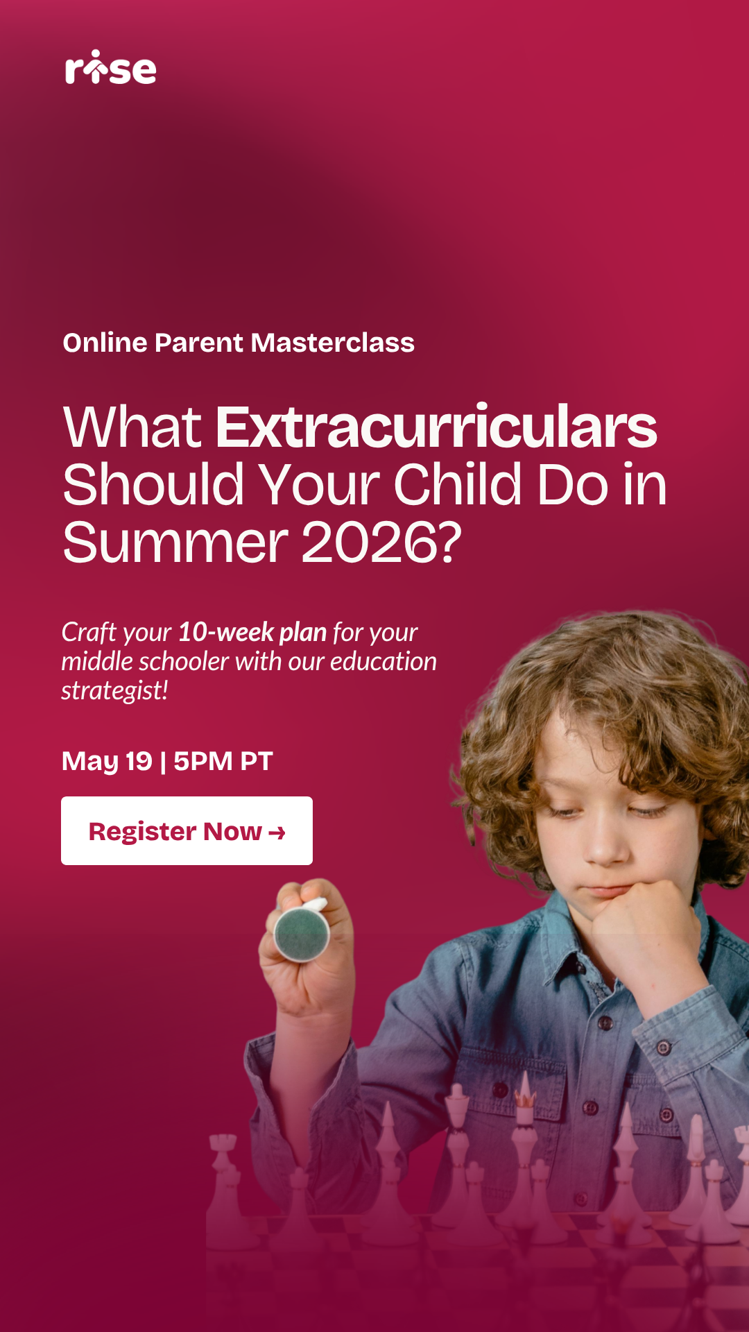 Crimson Education Facebook ad