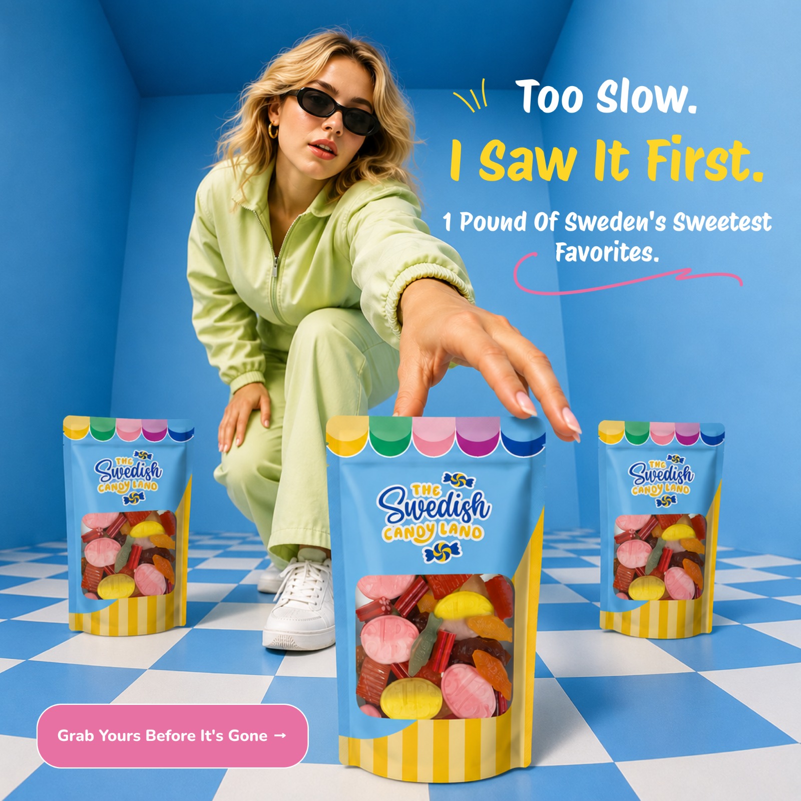 Swedish Candy Land Facebook ad