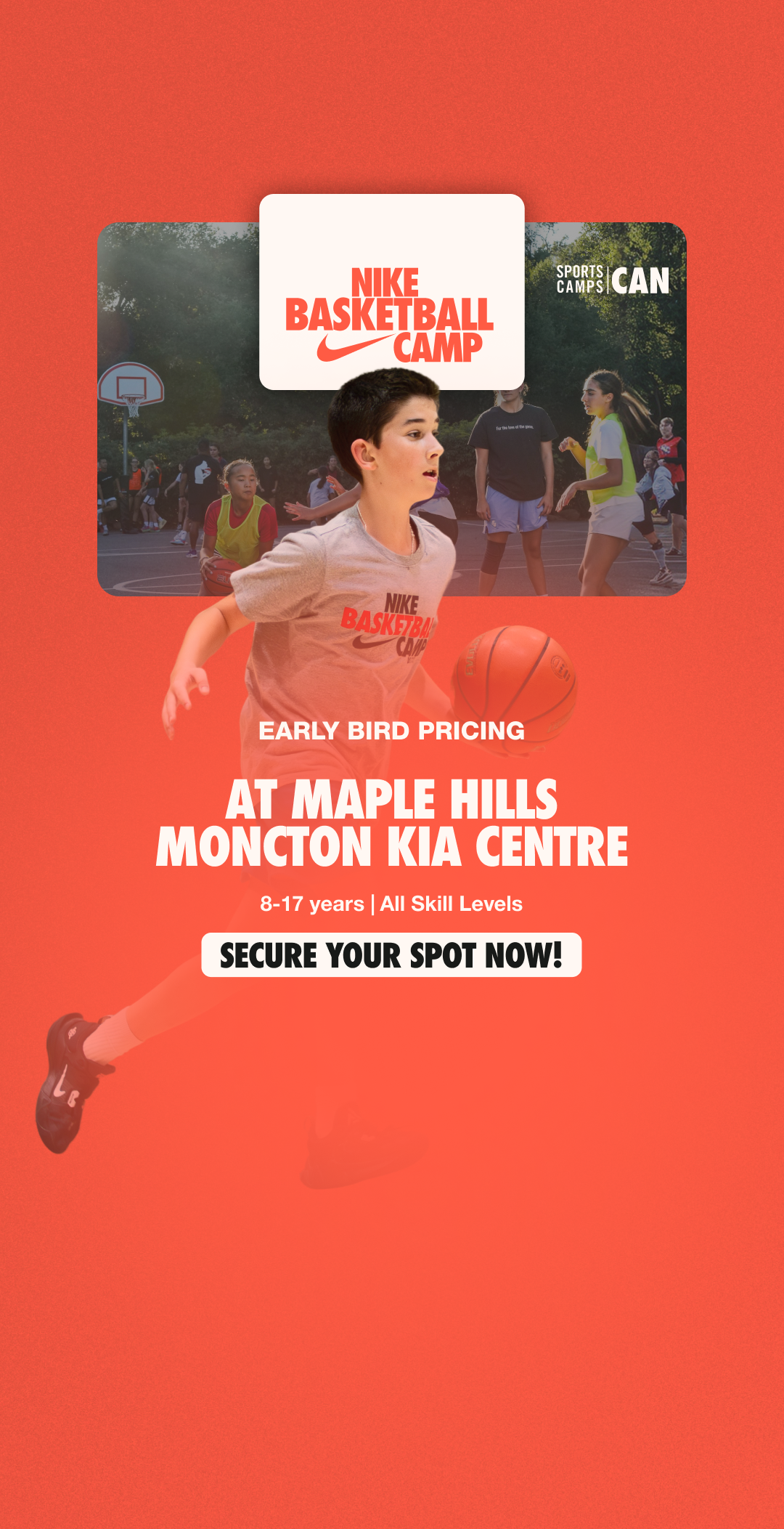 Nike Sports Camps Canada Facebook ad
