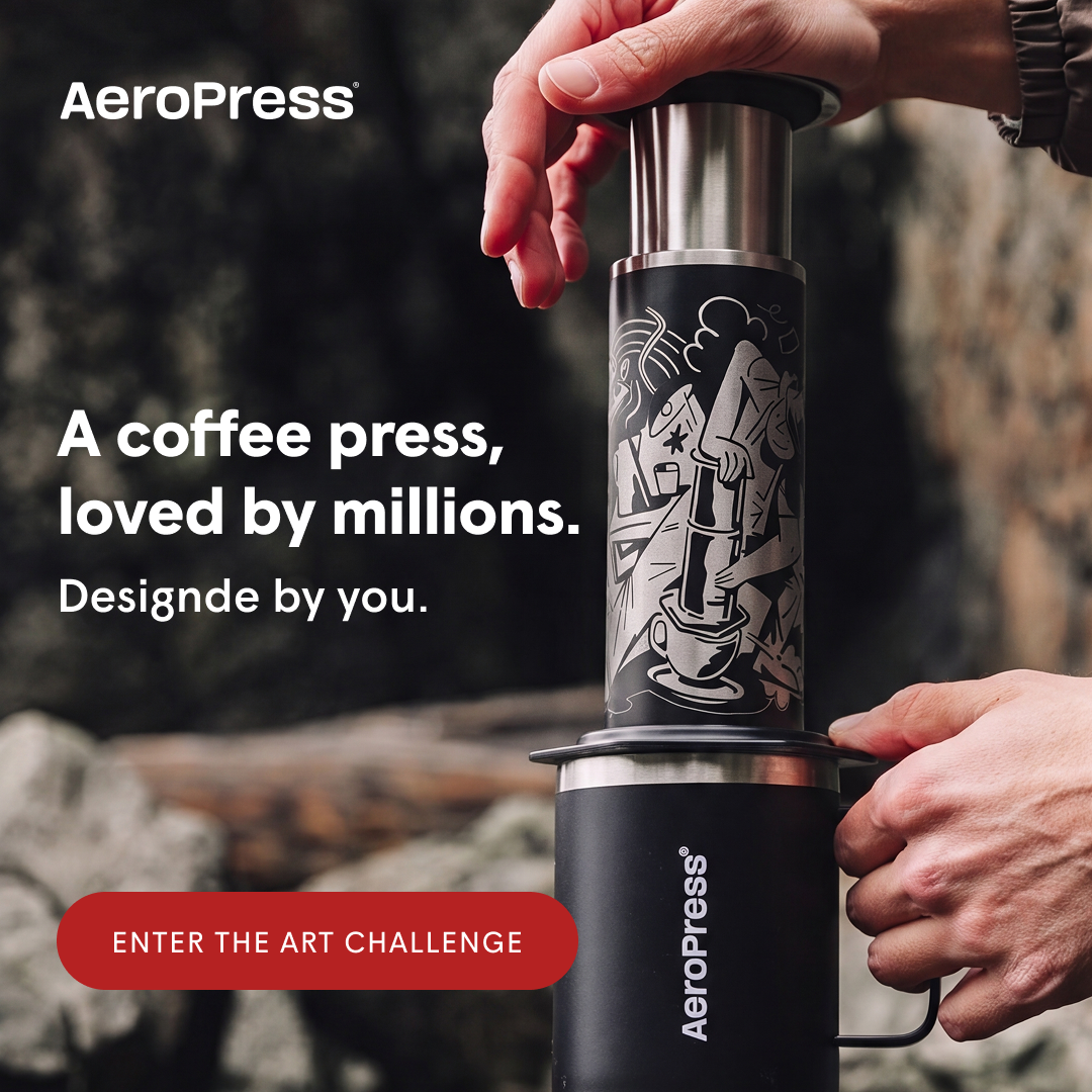 AeroPress Facebook ad