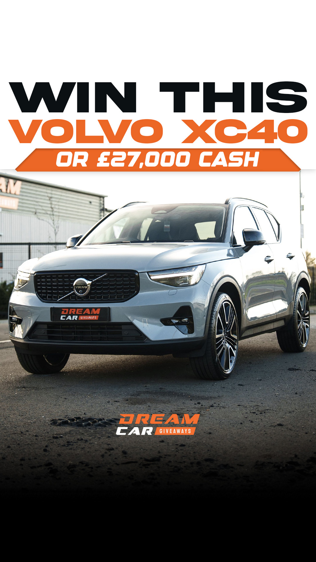 Dream Car Giveaways Facebook ad