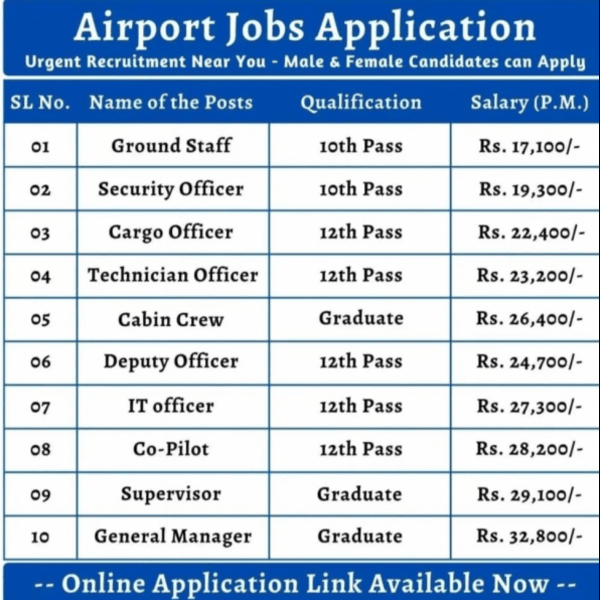 Highest Paying Airlines Career For 12th & Graduates Facebook ad