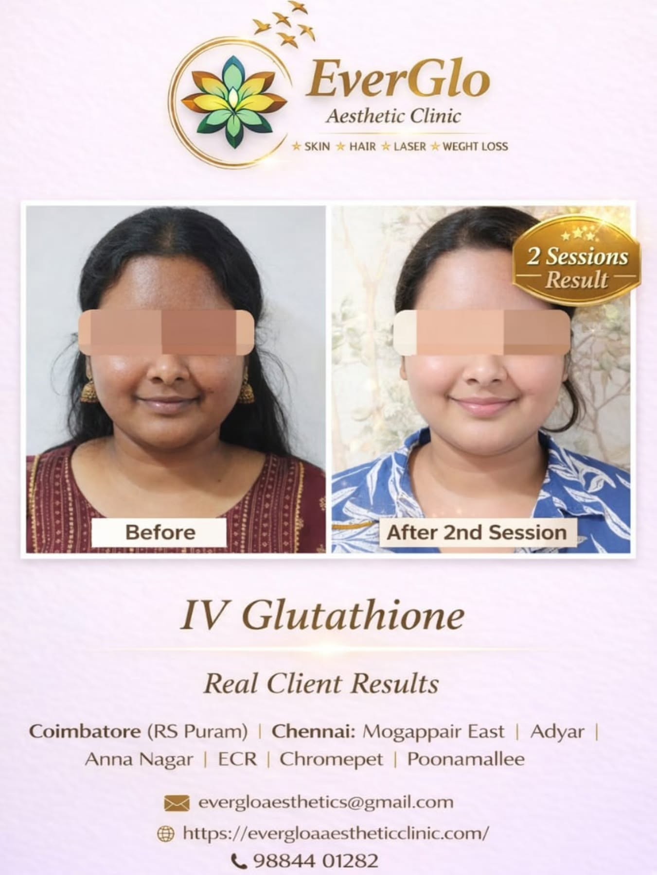 Evergloaesthetics.poonamallee Facebook ad