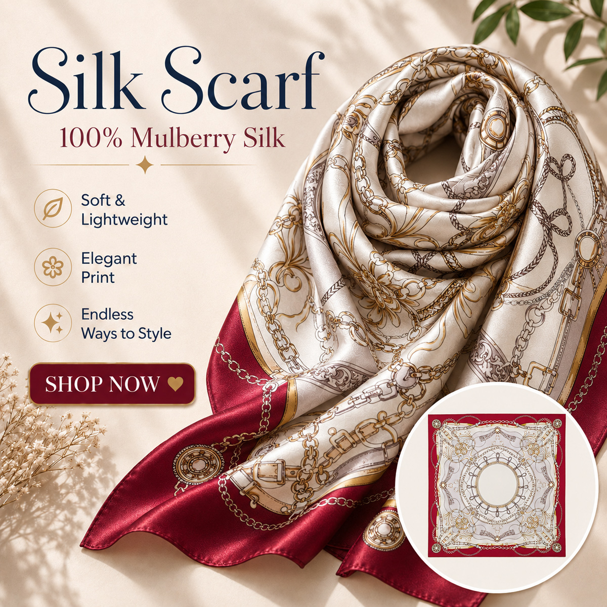 SilkSilky Pajamas Facebook ad