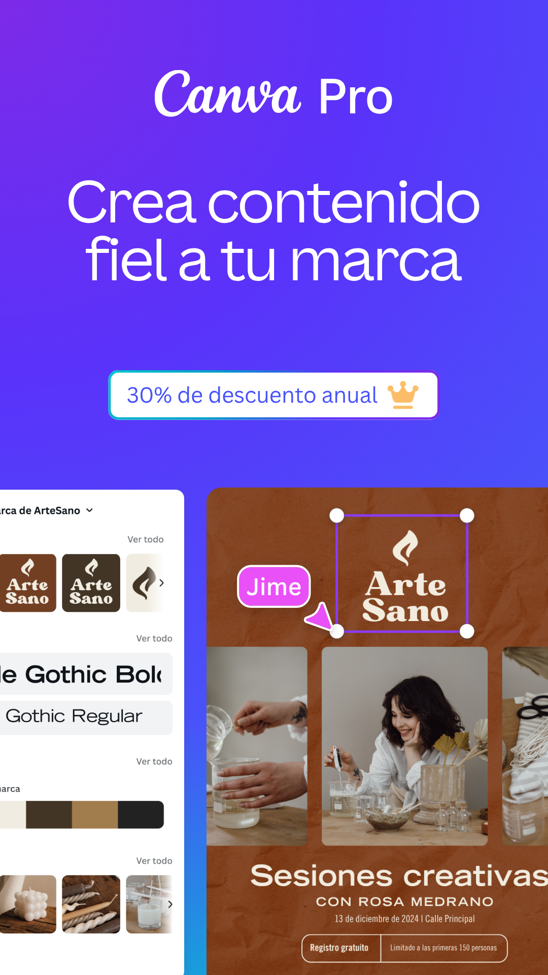 Canva Mexico Facebook ad