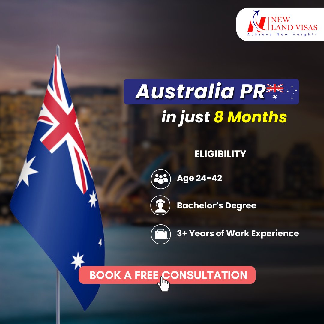 New Land Visas Facebook ad: Get Australia Permanent Residency Visa in 8-10 Months