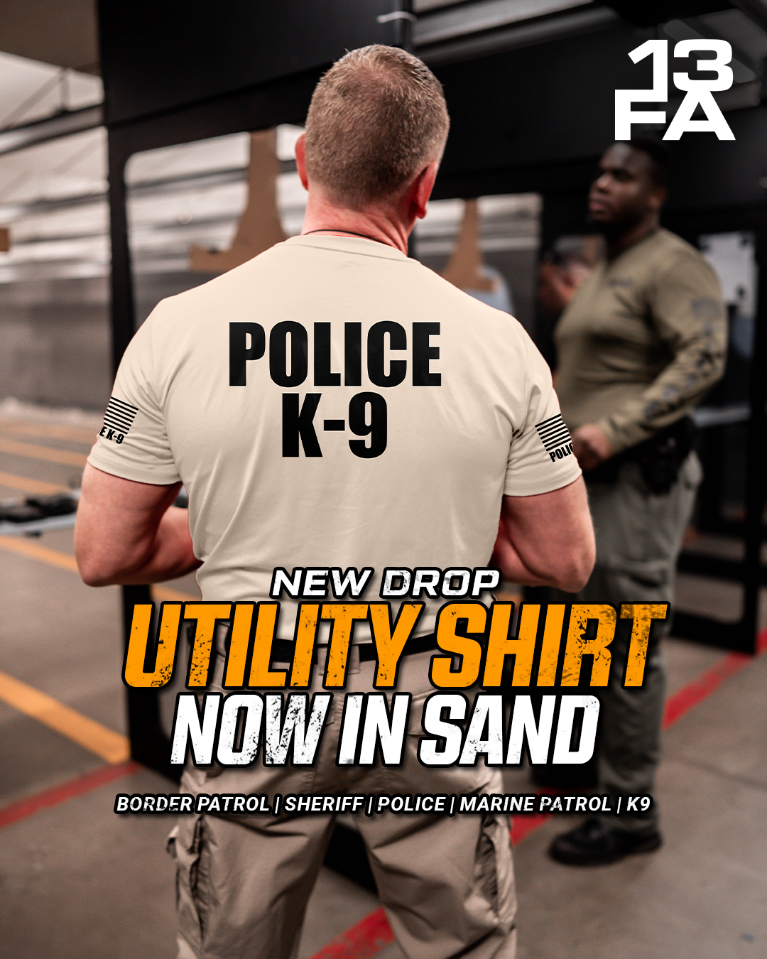 13 Fifty Apparel Facebook ad: ON DUTY: SAND