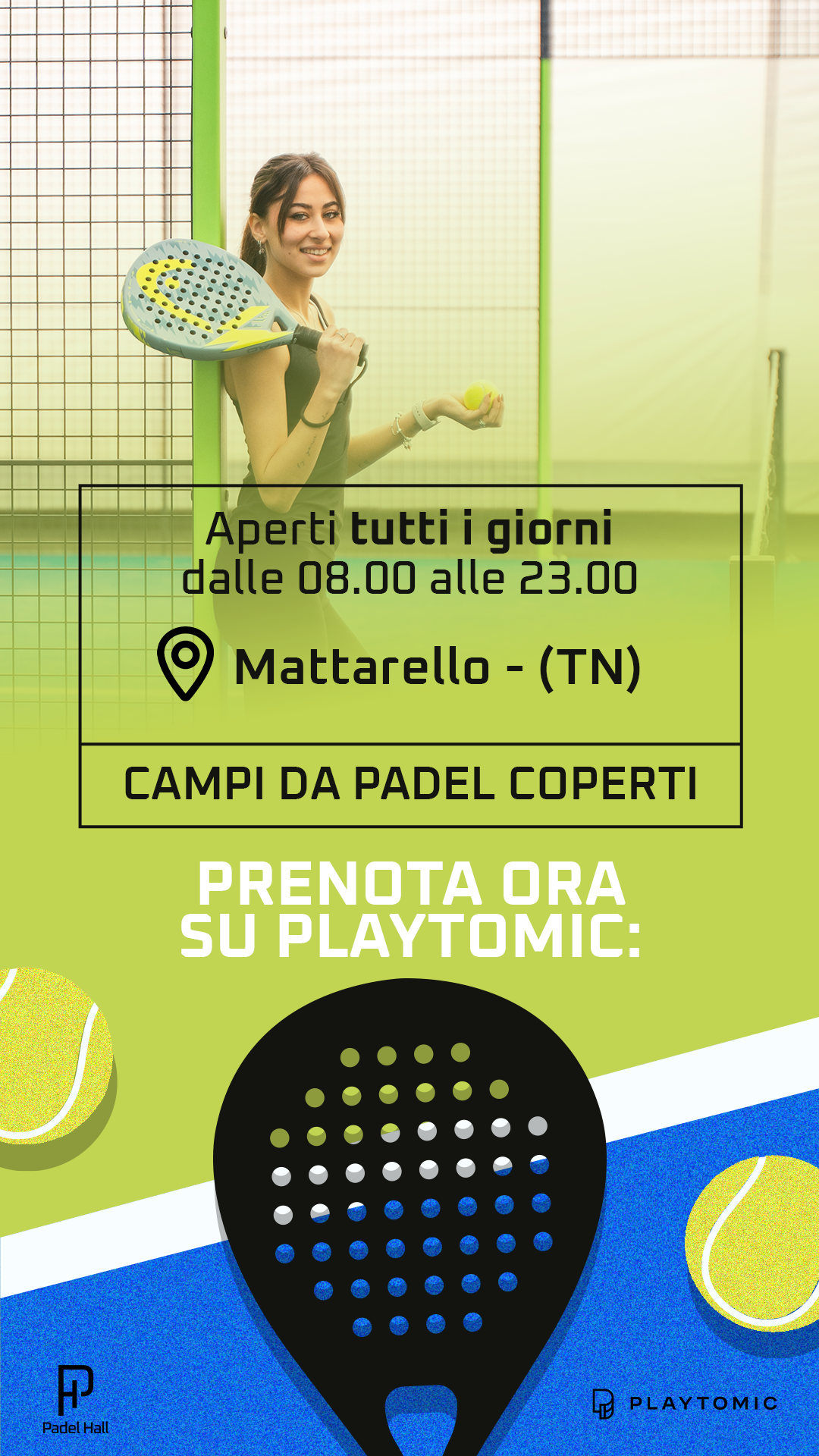 Padel Hall Facebook ad