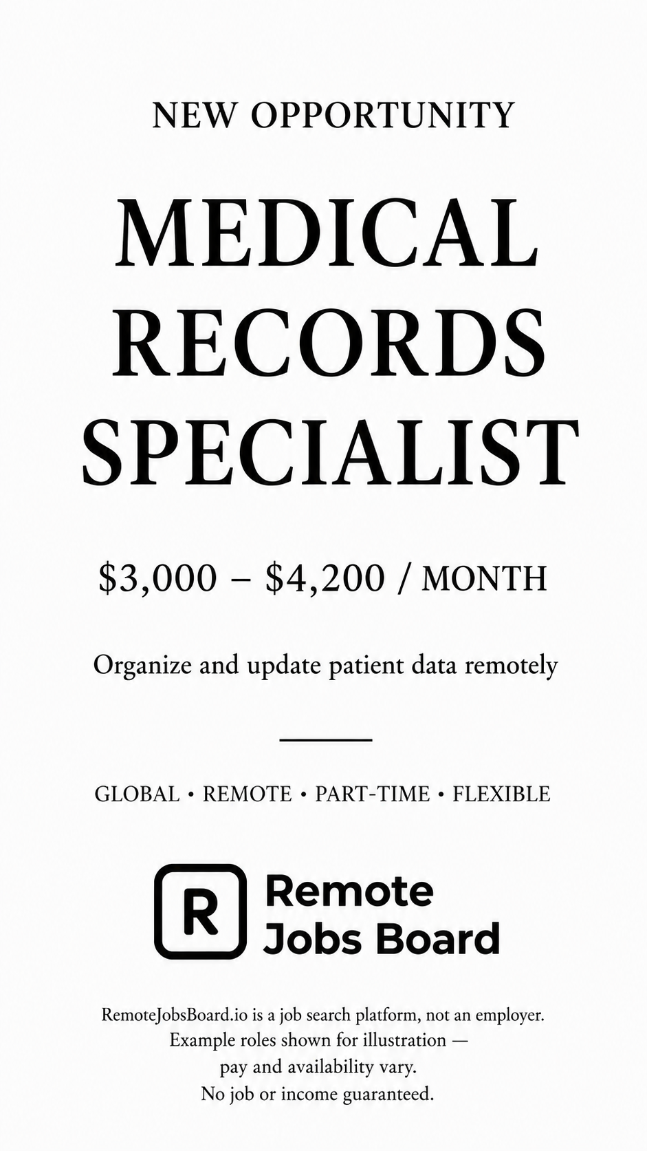 Remote Jobs Board - Work From Anywhere Facebook ad