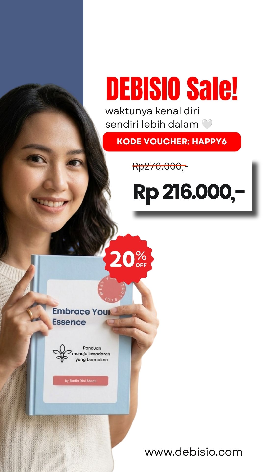 De.Bi.Sio Embrace Your Essence Facebook ad