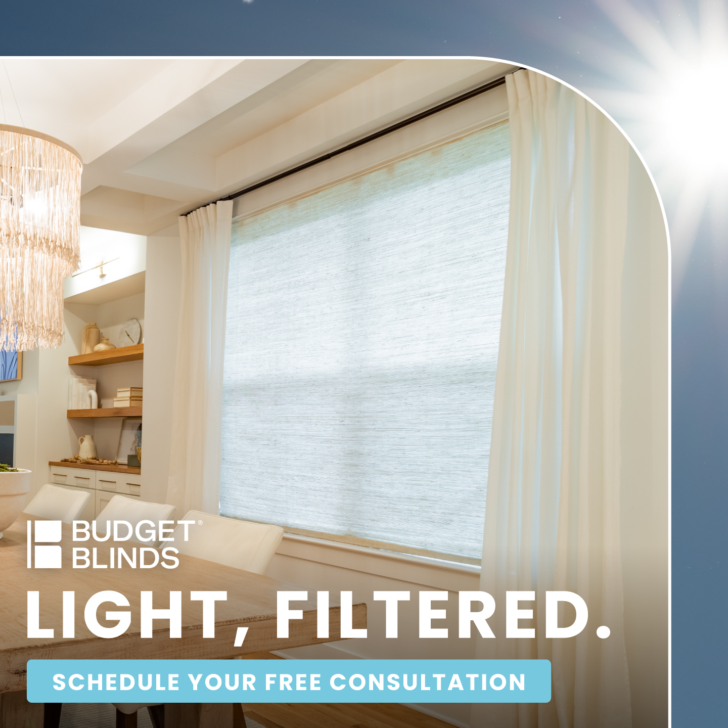 Budget Blinds of Destin, Niceville, and Pensacola Facebook ad