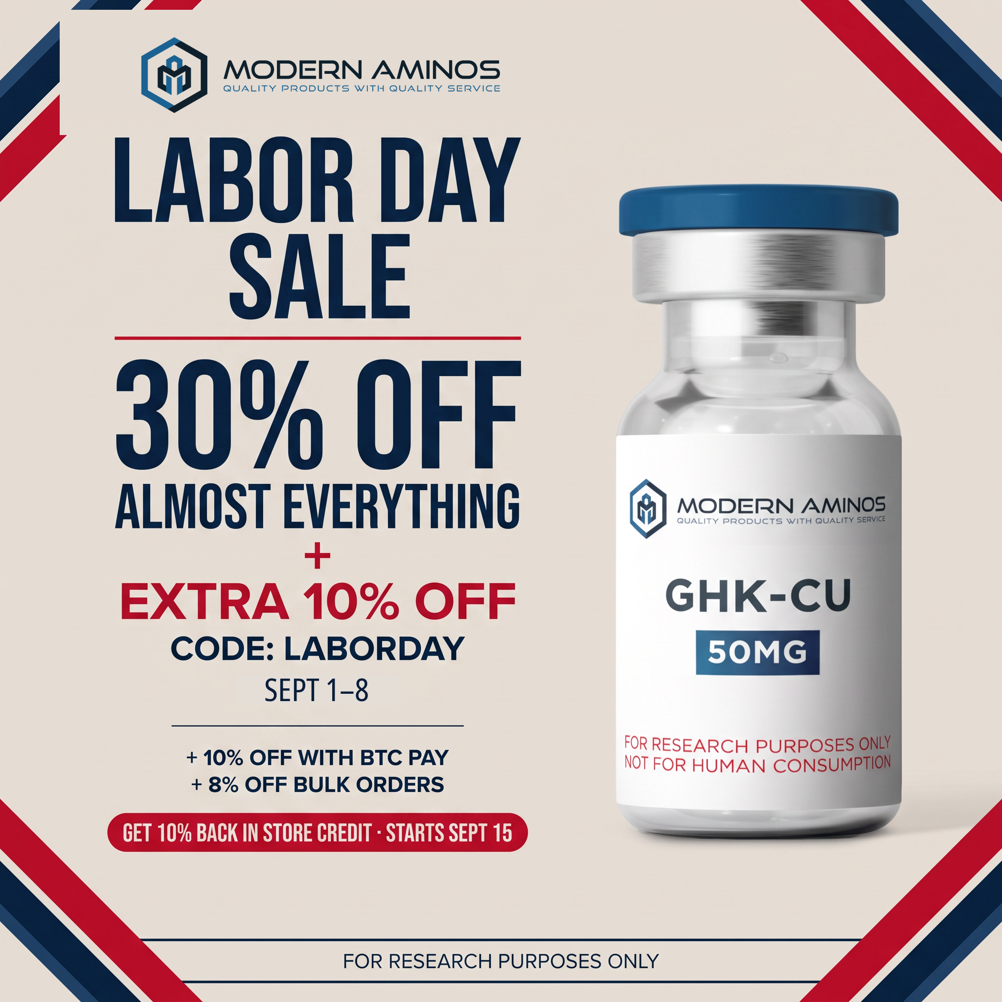 Modern Aminos Facebook ad