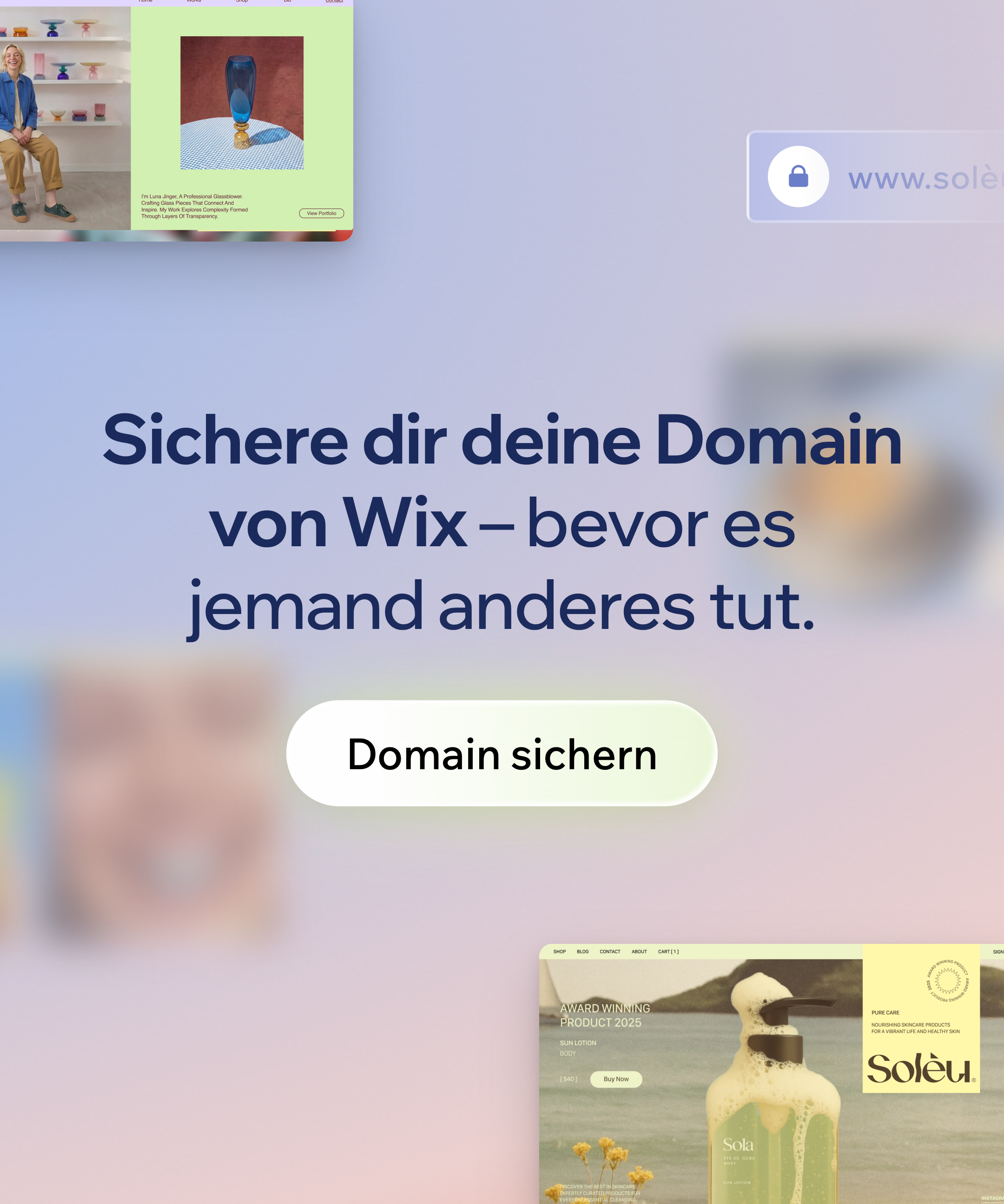 Wix Facebook ad