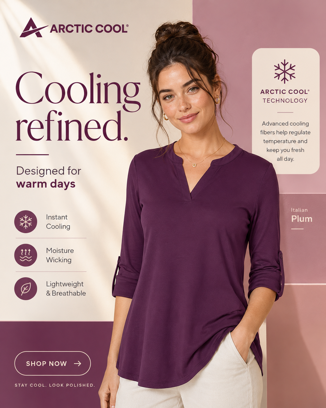 Arctic Cool Facebook ad
